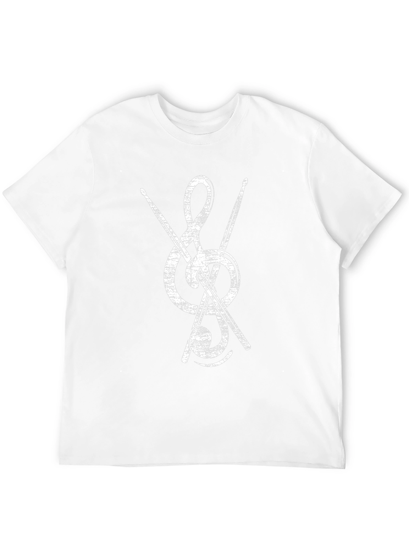 Music Treble Clef Drummer T-Shirt