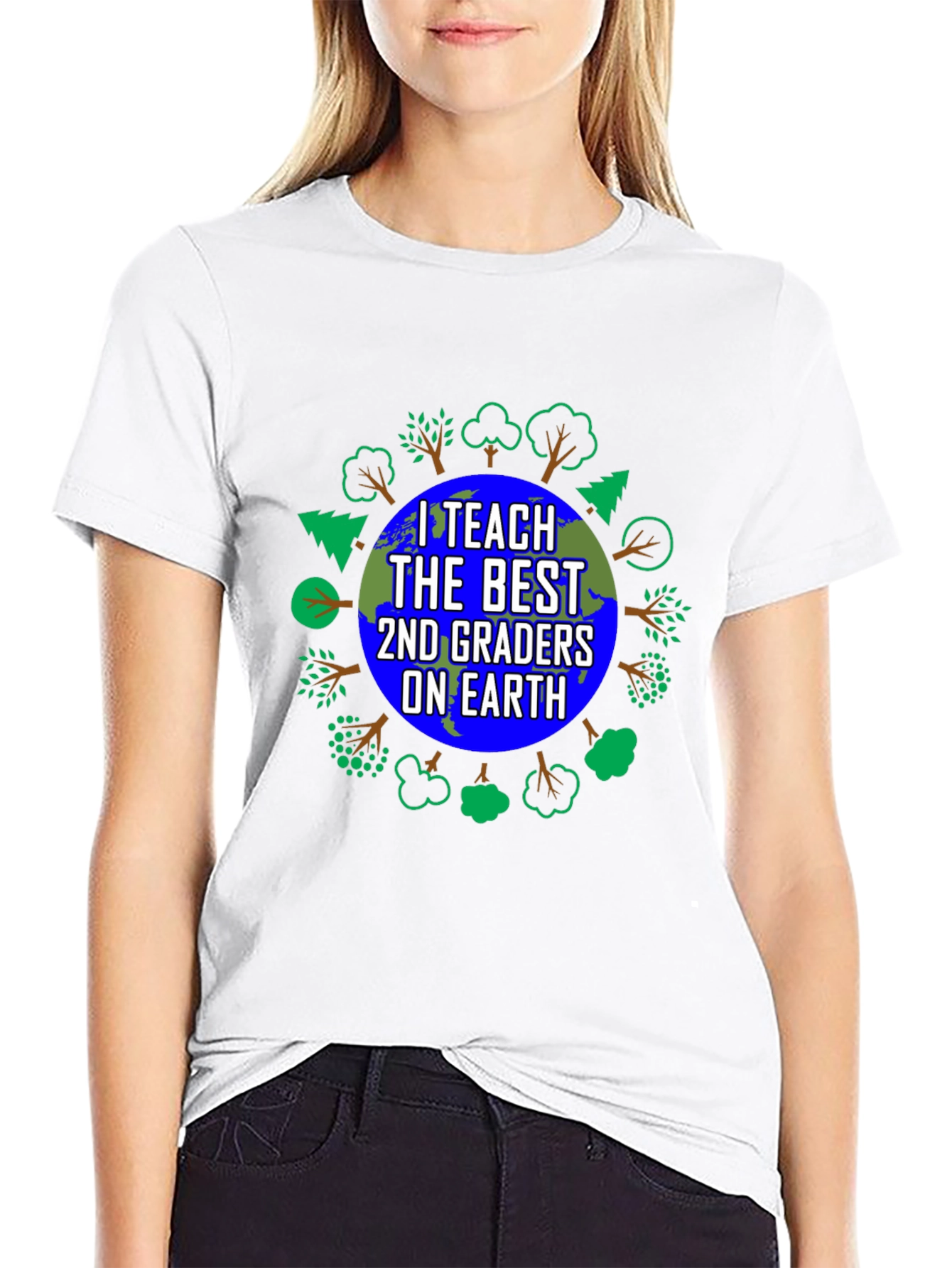 Teacher Earth Graphic Tee