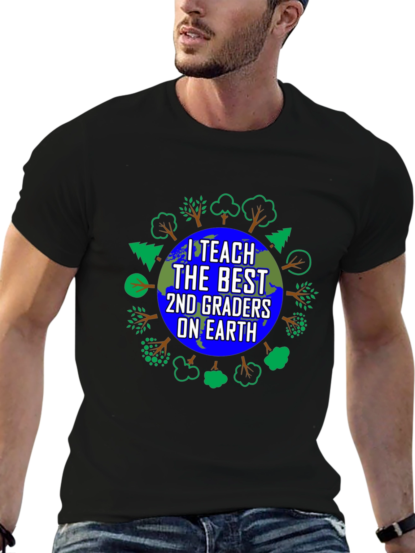 Teacher Earth Graphic Tee