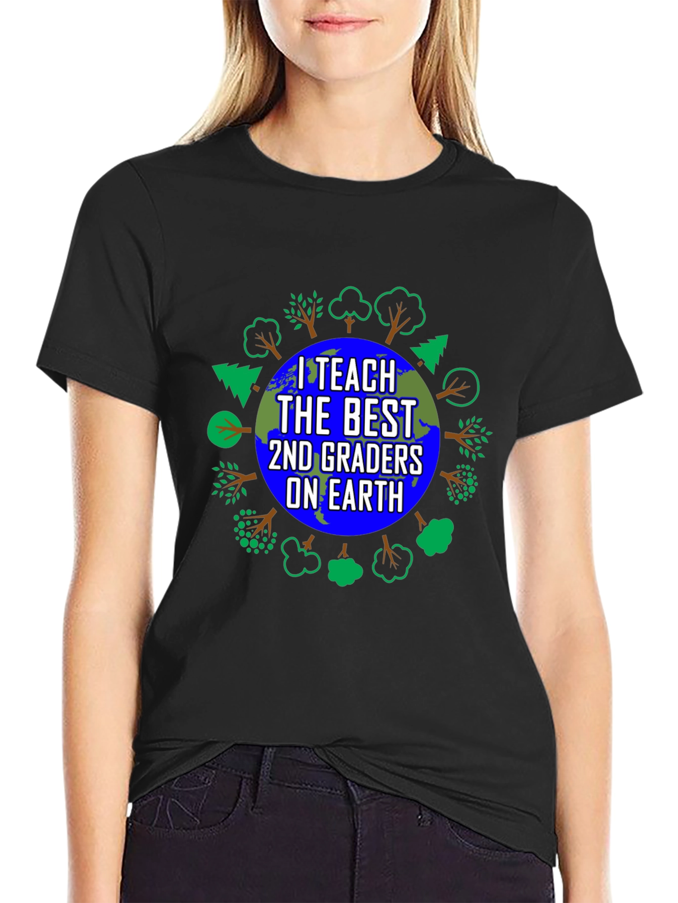 Teacher Earth Graphic Tee