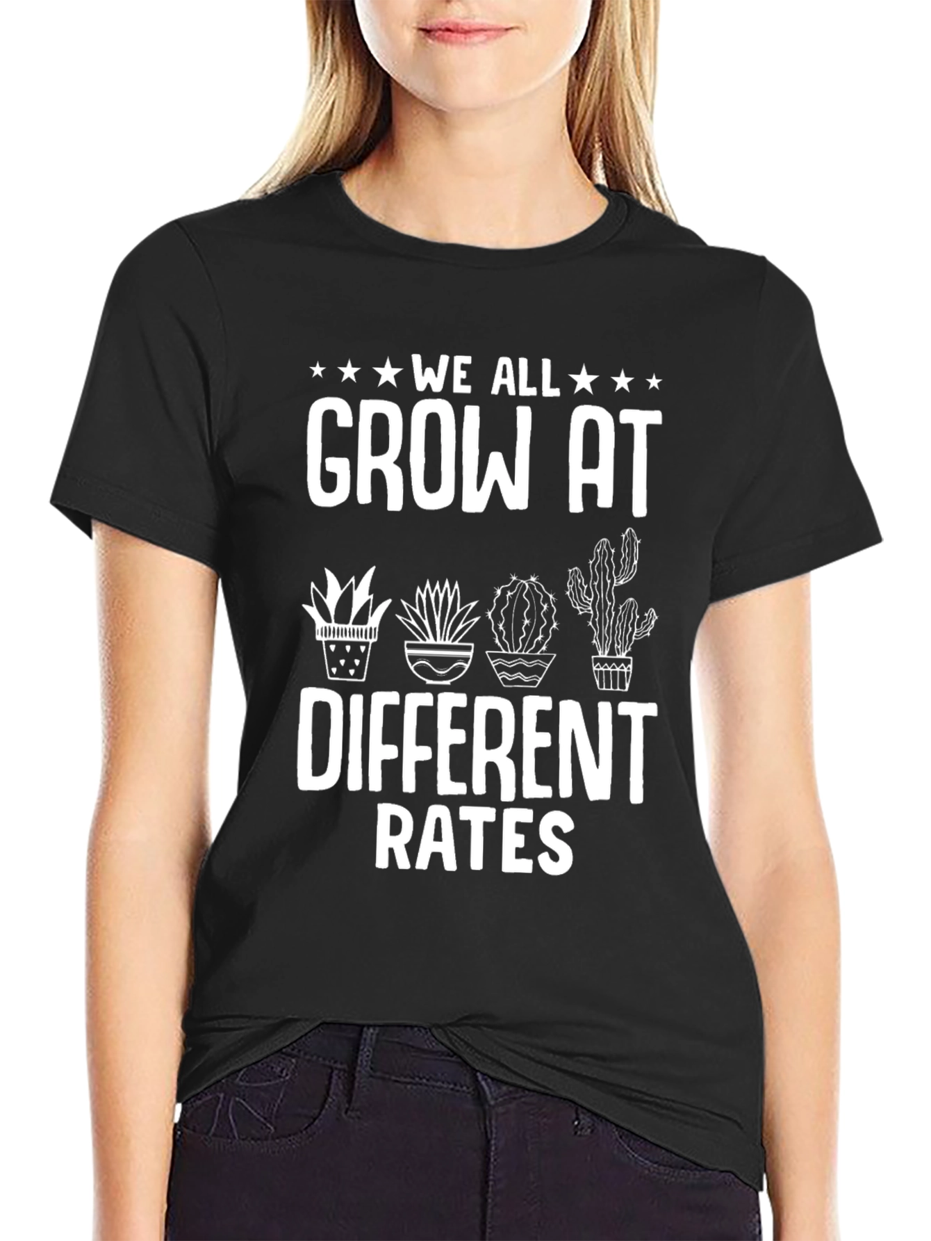 We All Grow At Different Rates Graphic T-Shirt