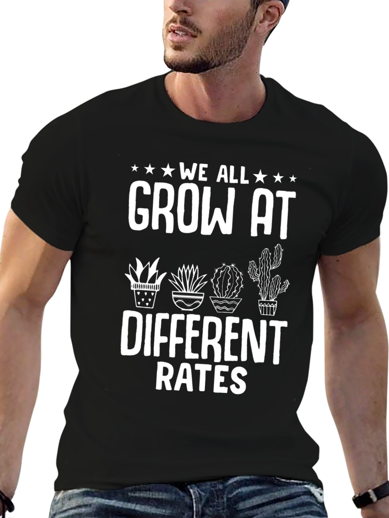We All Grow At Different Rates Graphic T-Shirt