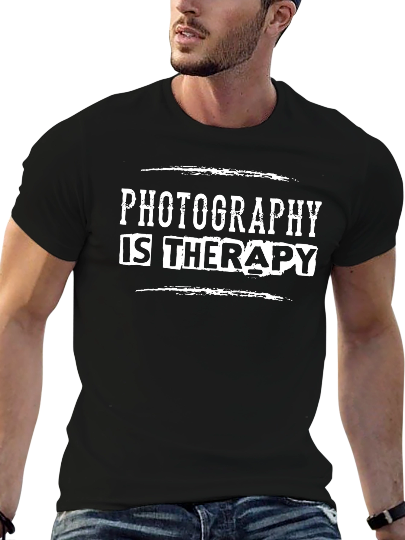 Photography is Therapy Graphic Tee