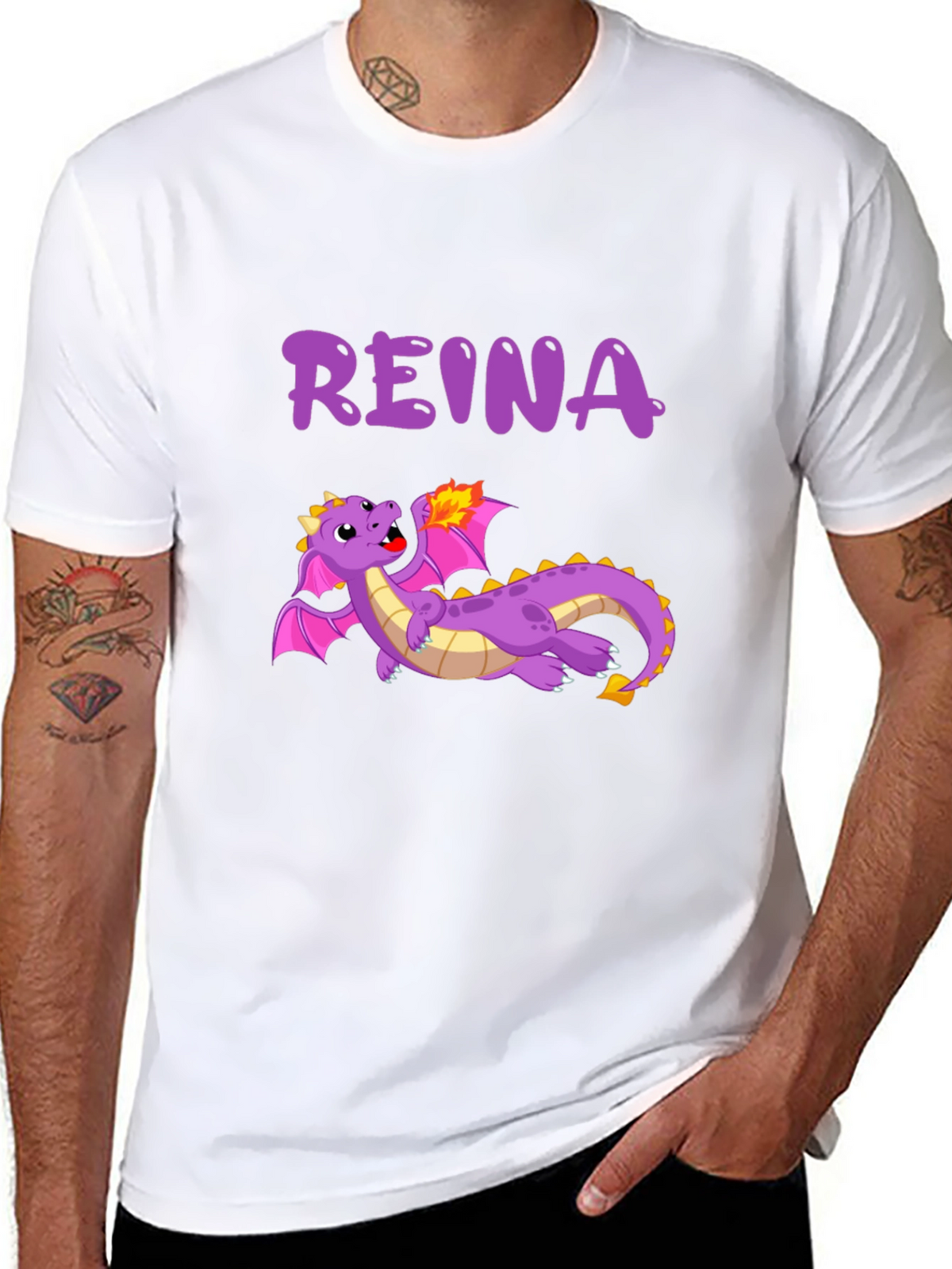 Reina Dragon Graphic T-Shirt