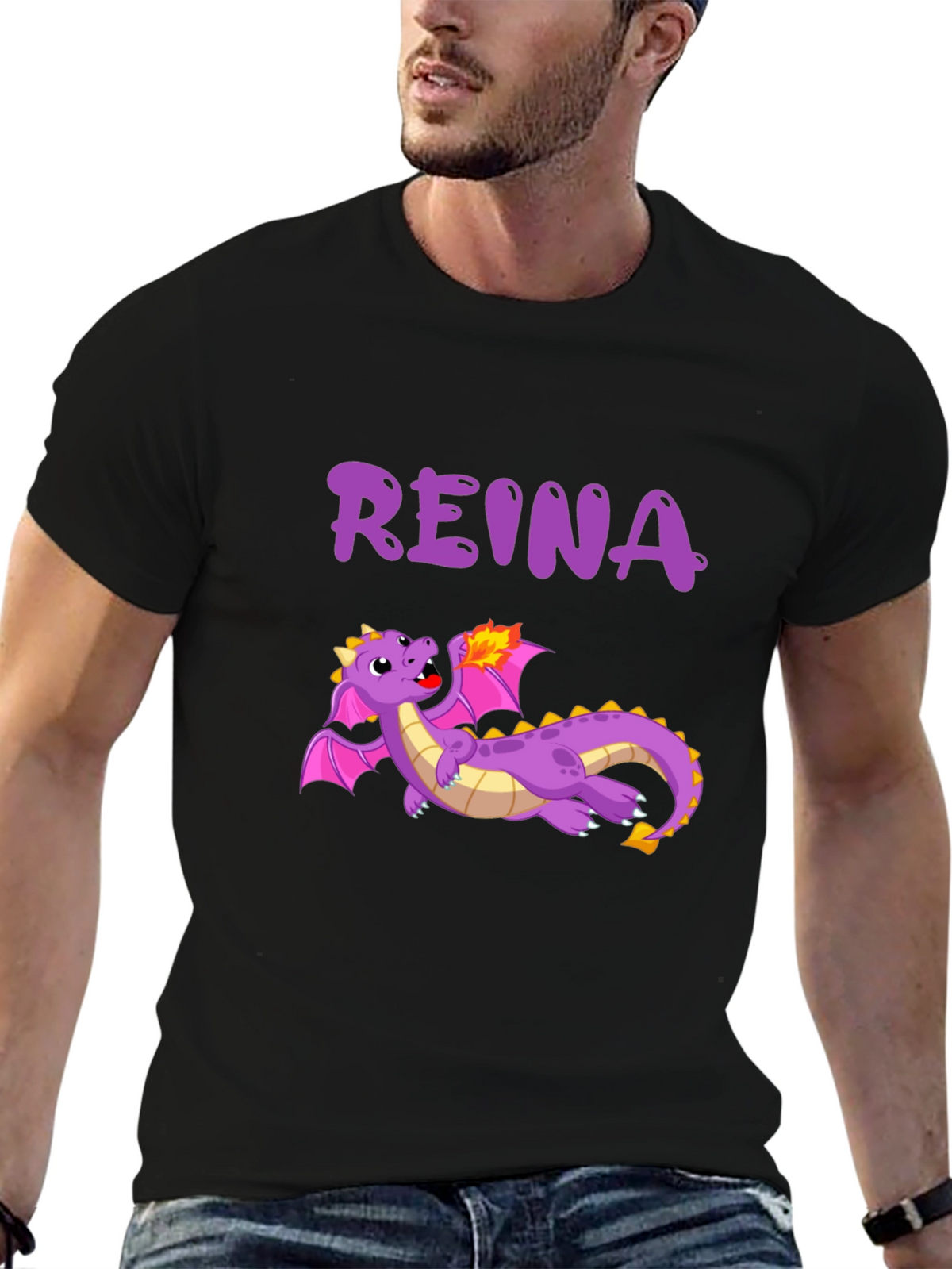 Reina Dragon Graphic T-Shirt