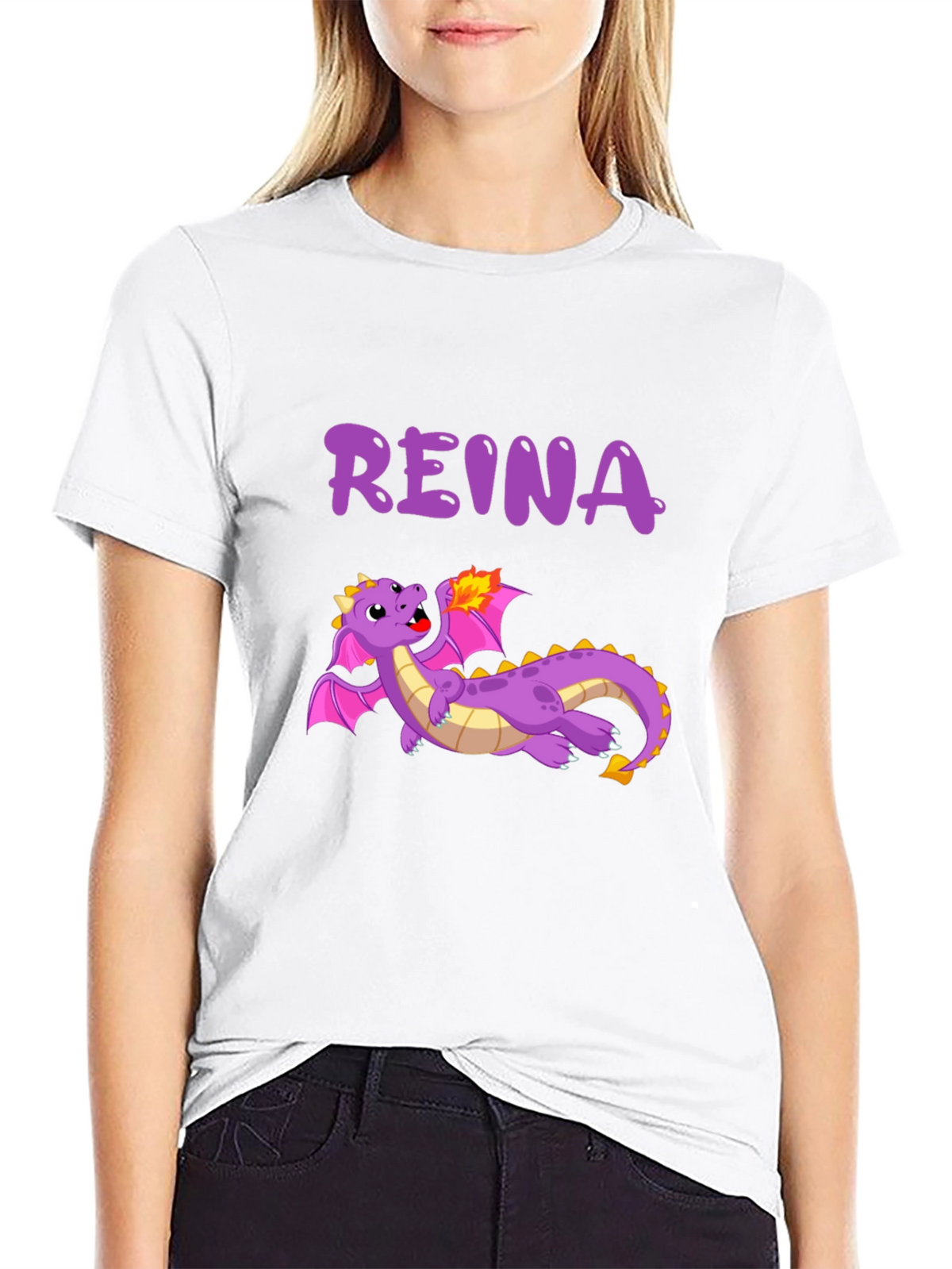 Reina Dragon Graphic T-Shirt