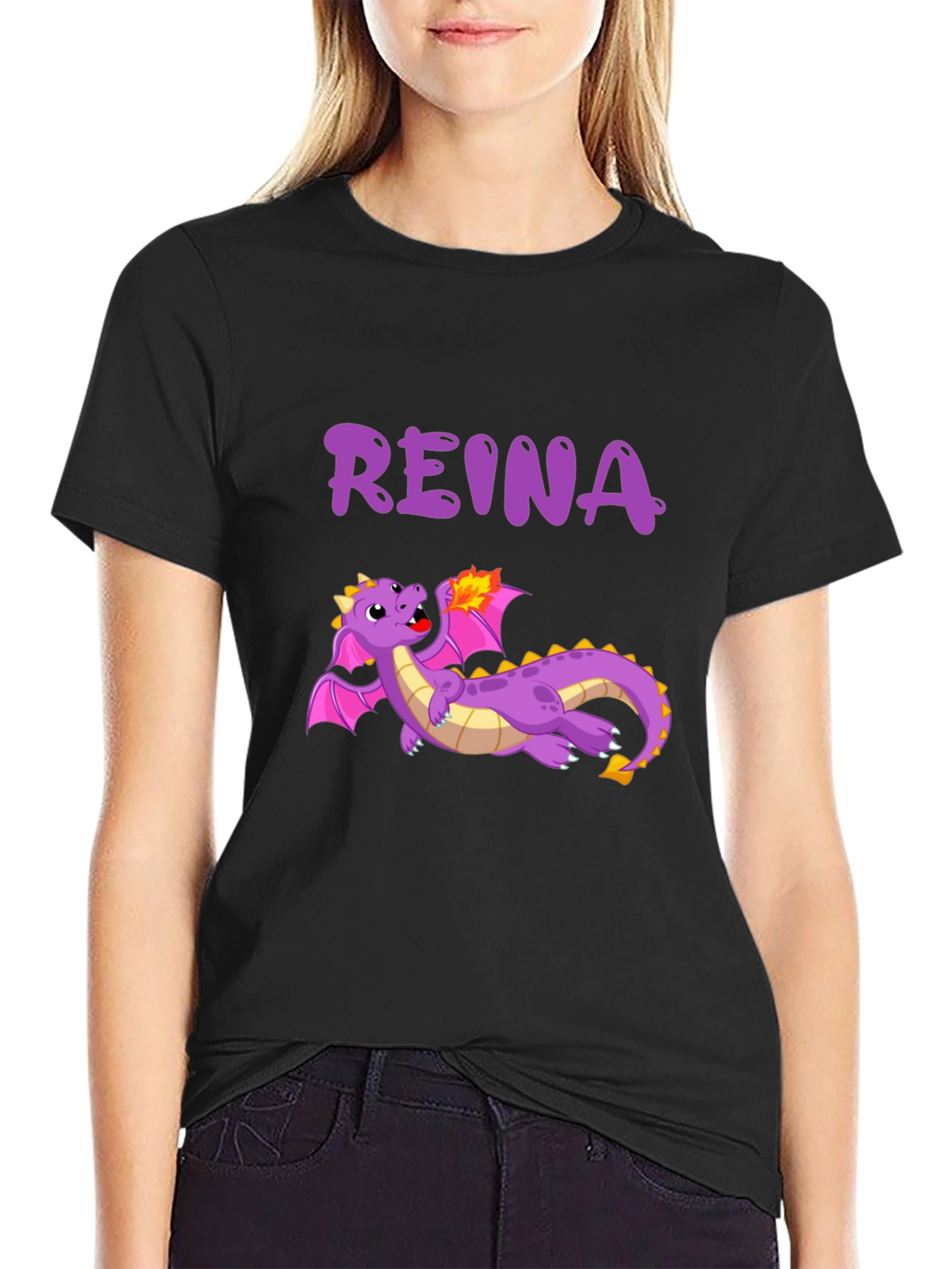 Reina Dragon Graphic T-Shirt