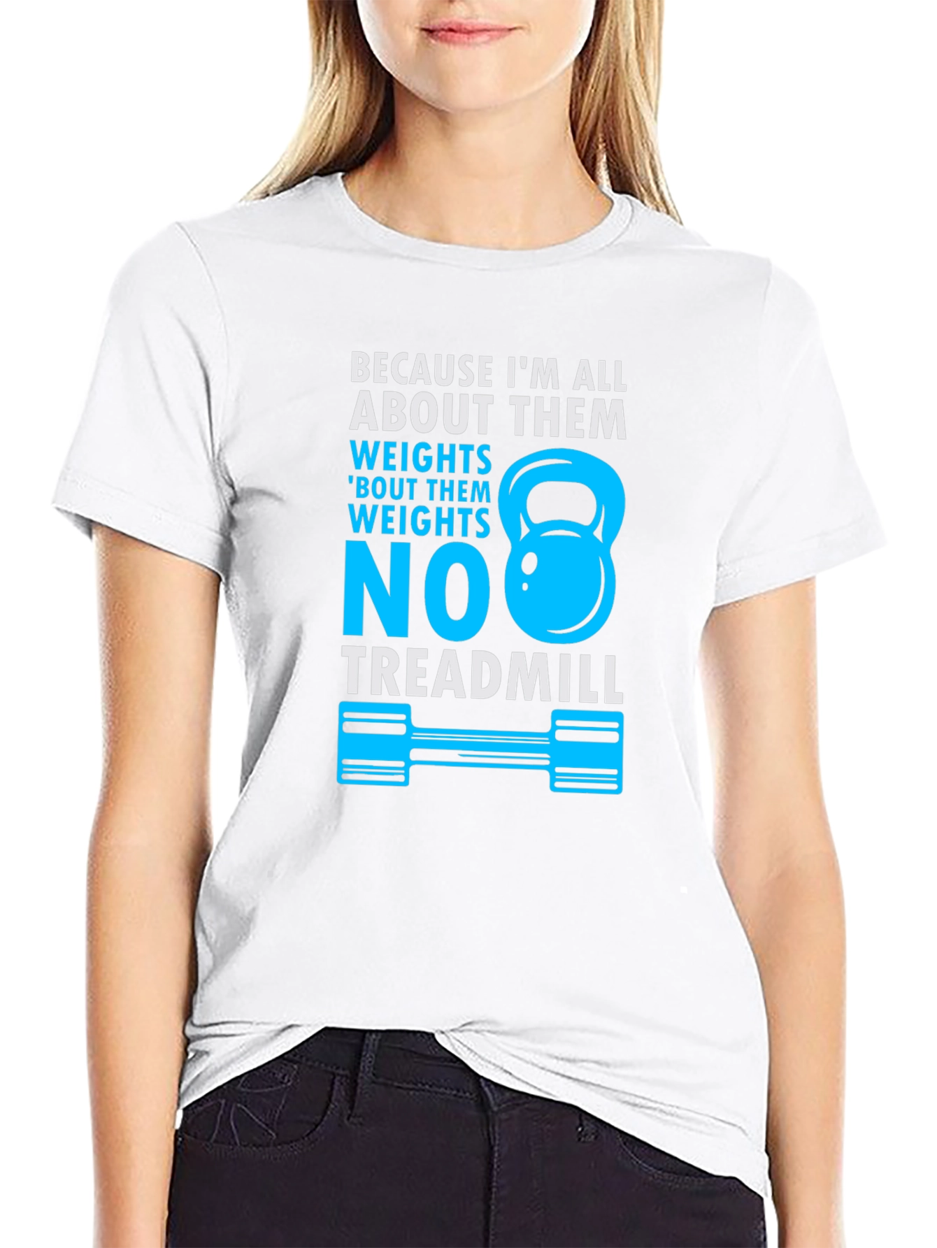 Weights Over Treadmill T-Shirt