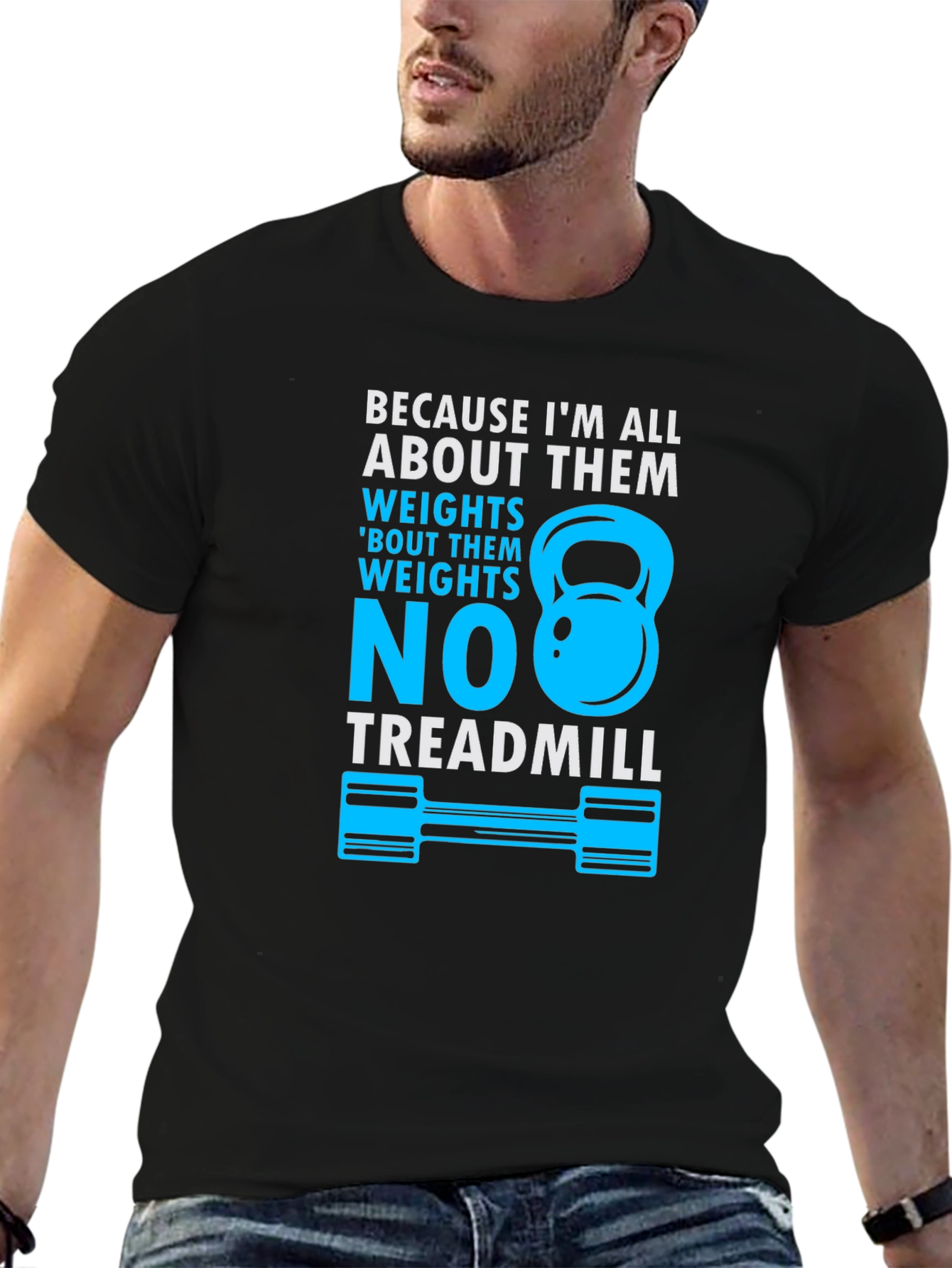 Weights Over Treadmill T-Shirt