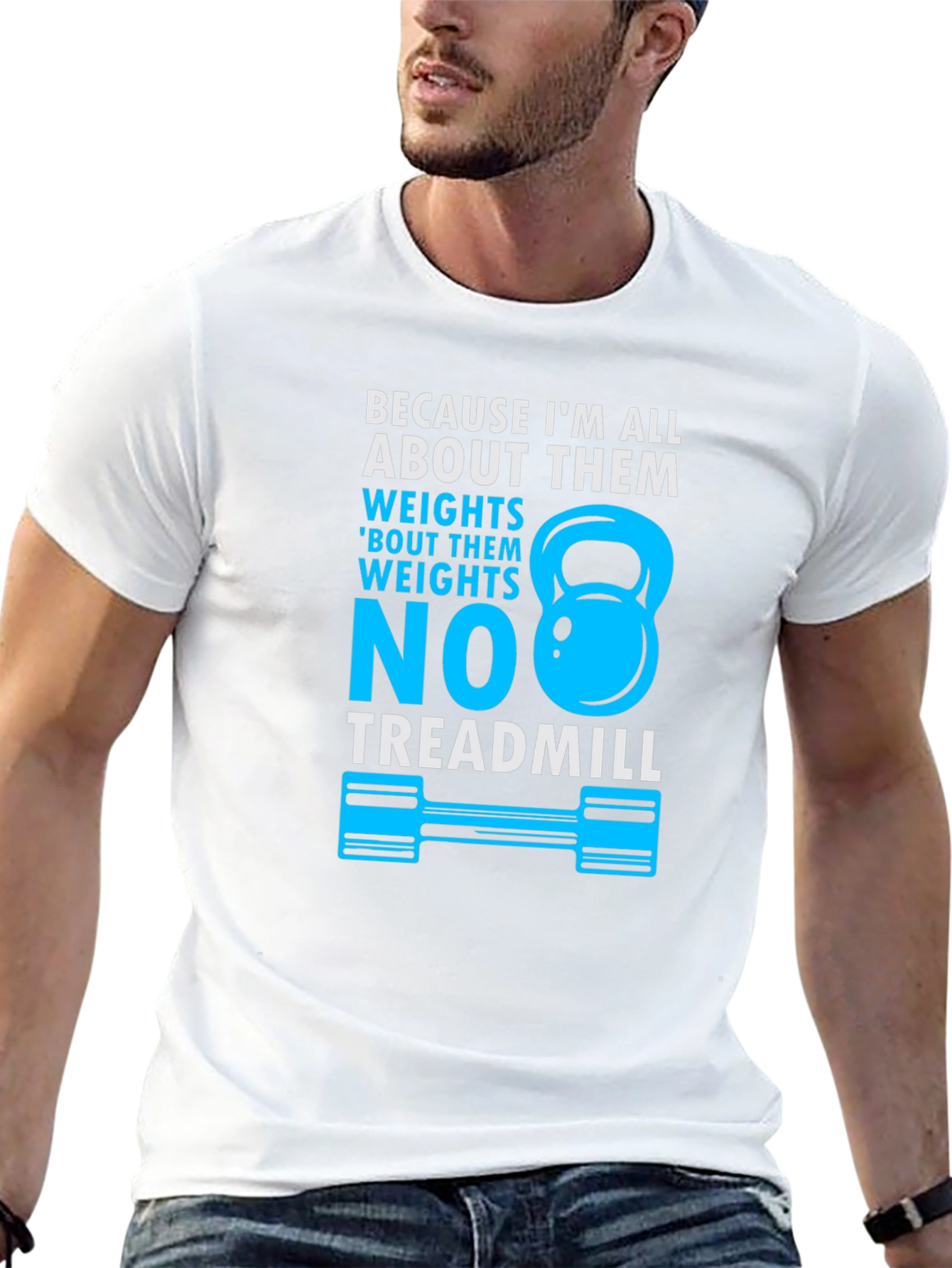 Weights Over Treadmill T-Shirt
