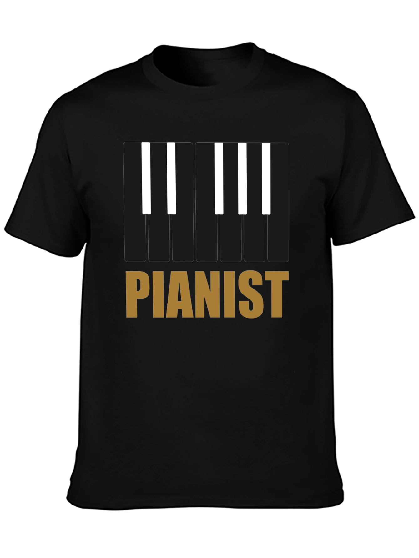 Pianist Keyboard Graphic T-Shirt