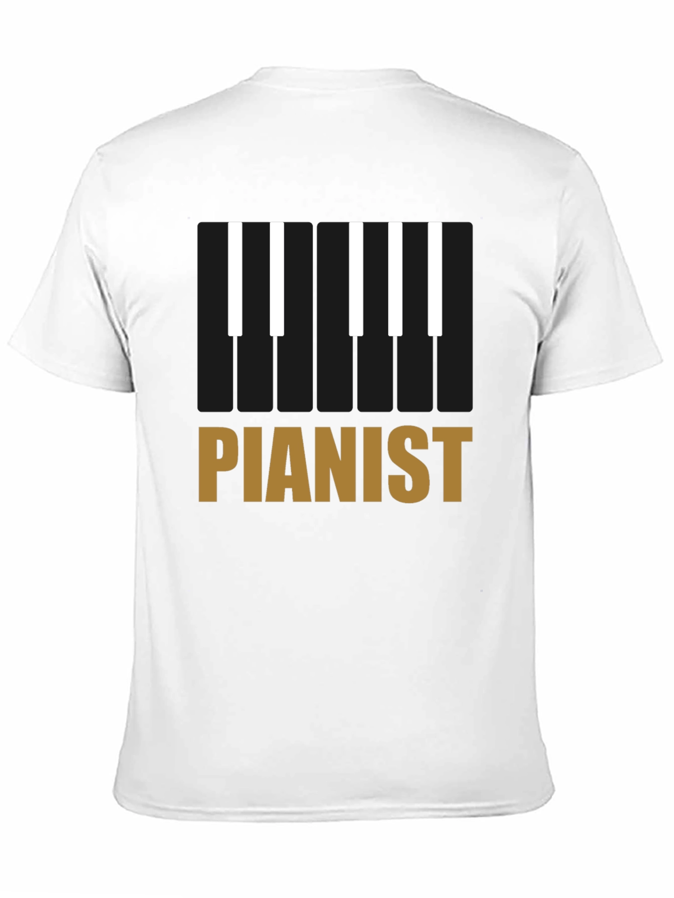 Pianist Keyboard Graphic T-Shirt