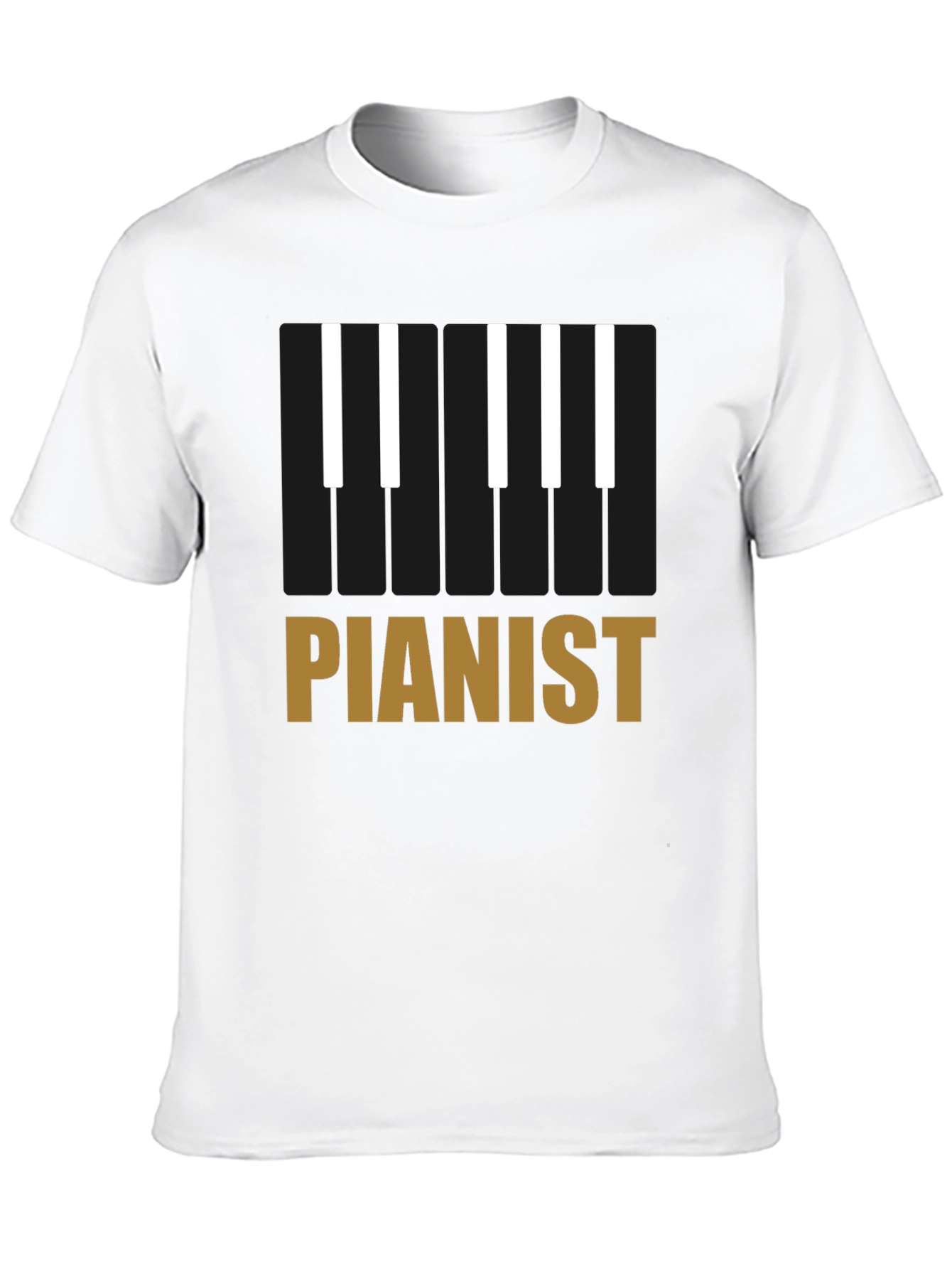 Pianist Keyboard Graphic T-Shirt