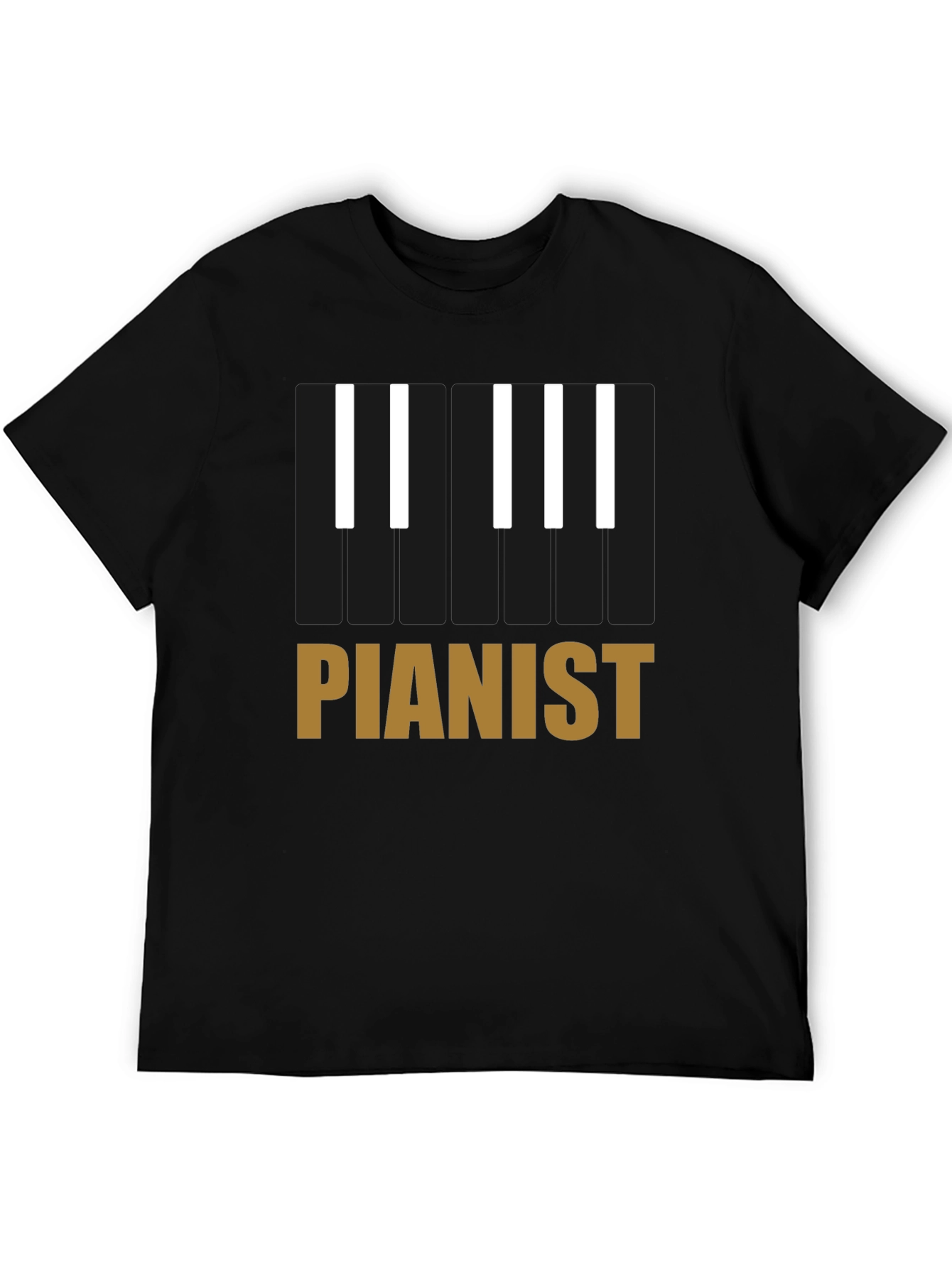 Pianist Keyboard Graphic T-Shirt