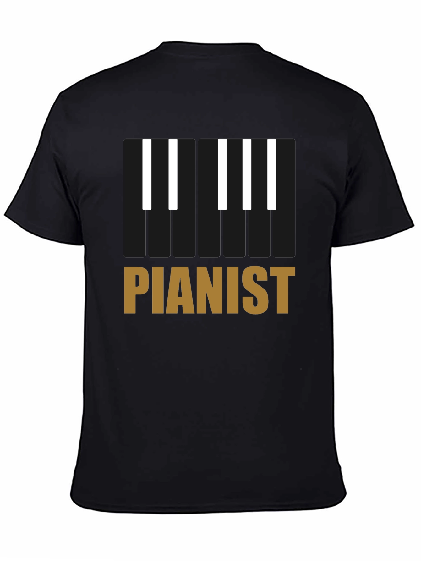 Pianist Keyboard Graphic T-Shirt