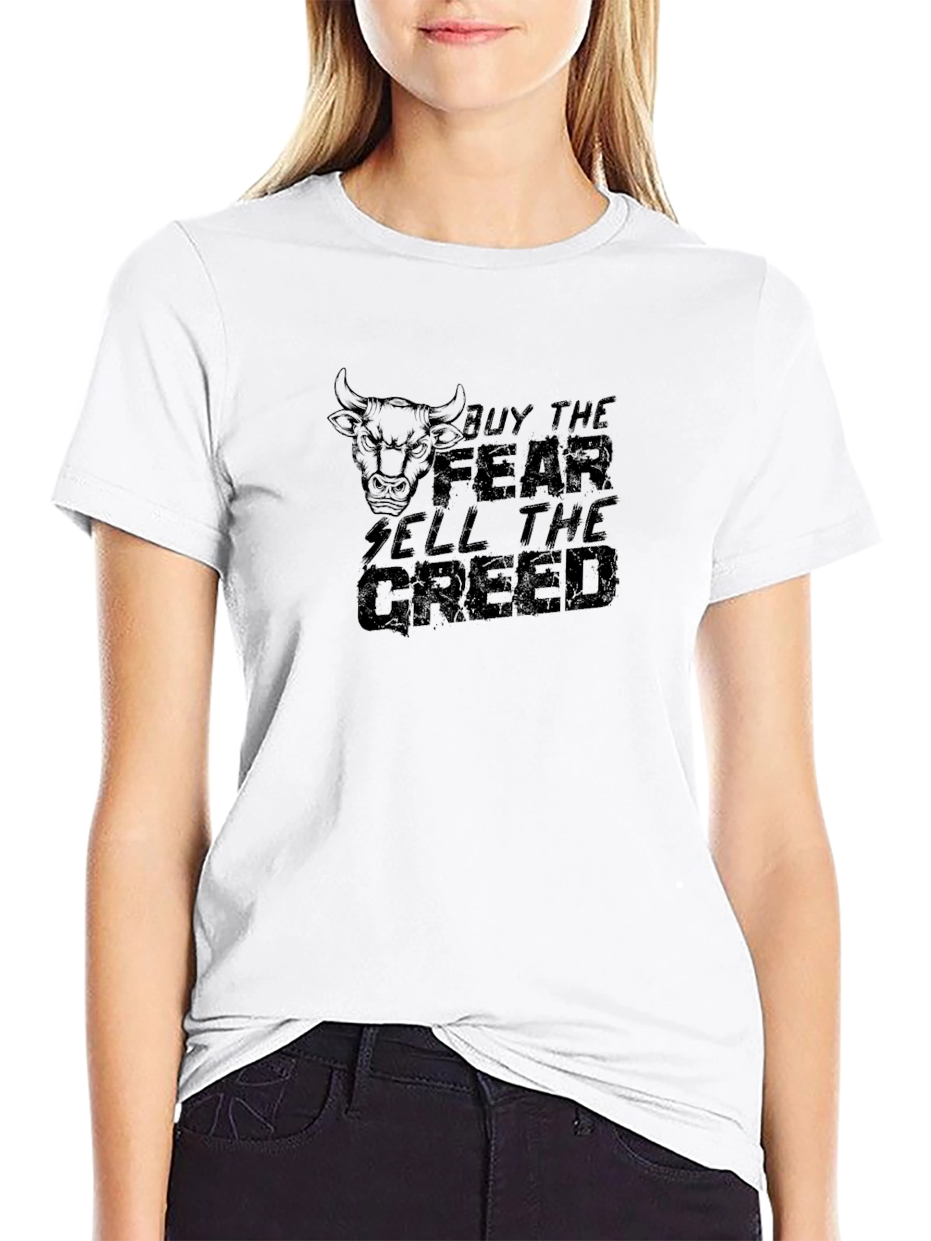 Buy the Fear Sell the Greed Graphic Tee