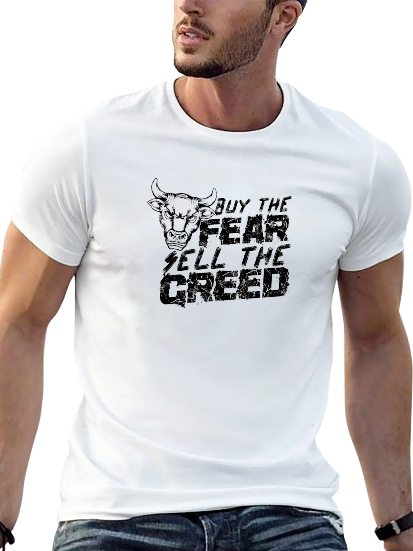 Buy the Fear Sell the Greed Graphic Tee