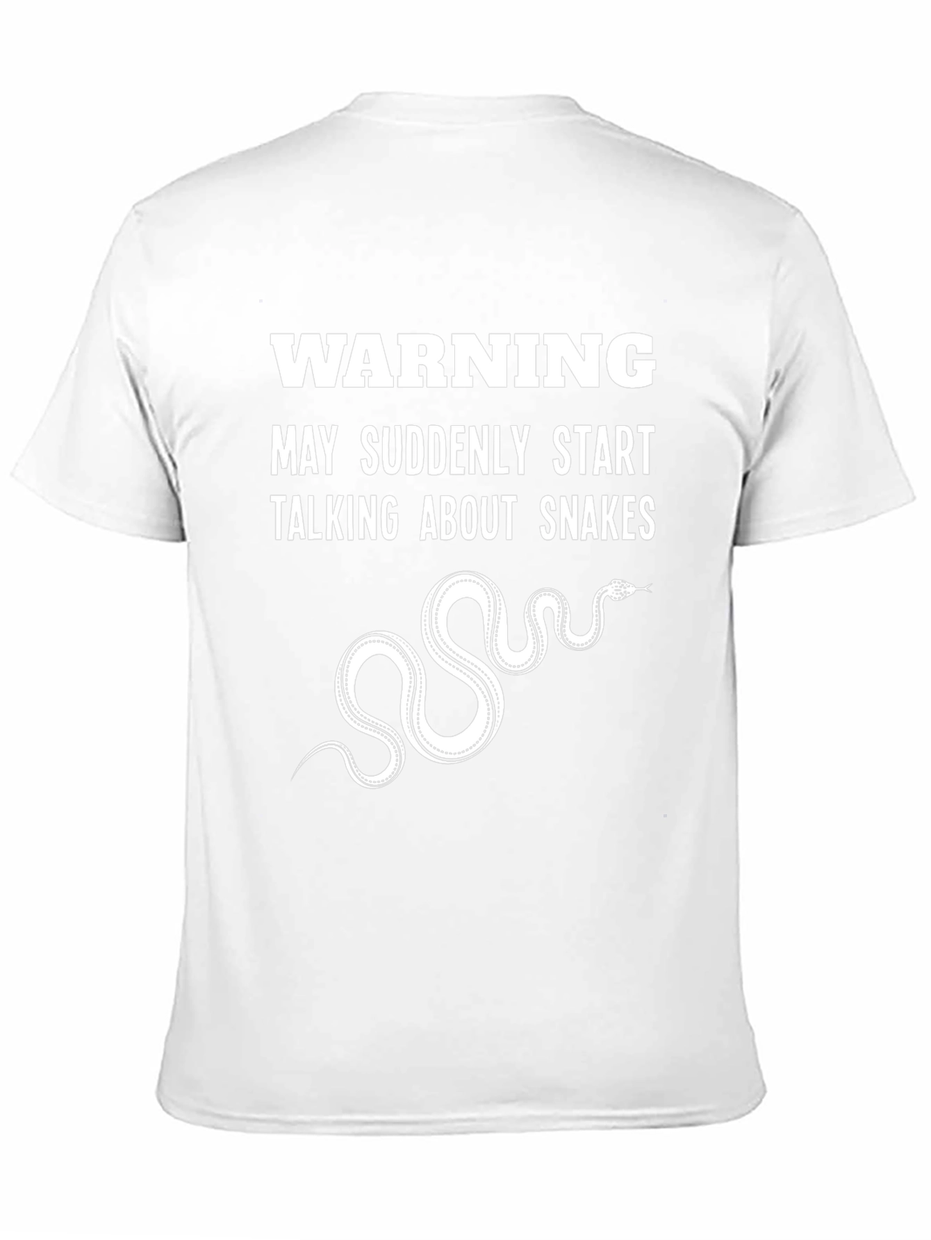 Warning May Talk About Snakes T-Shirt