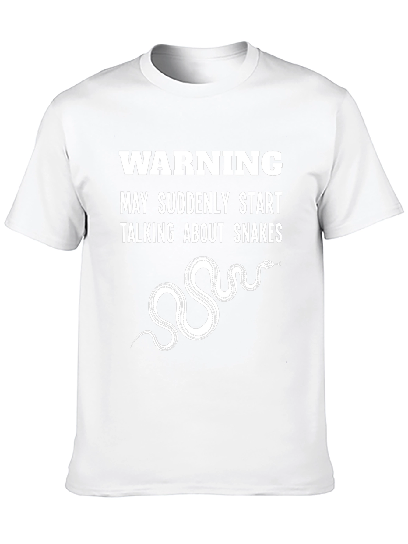 Warning May Talk About Snakes T-Shirt