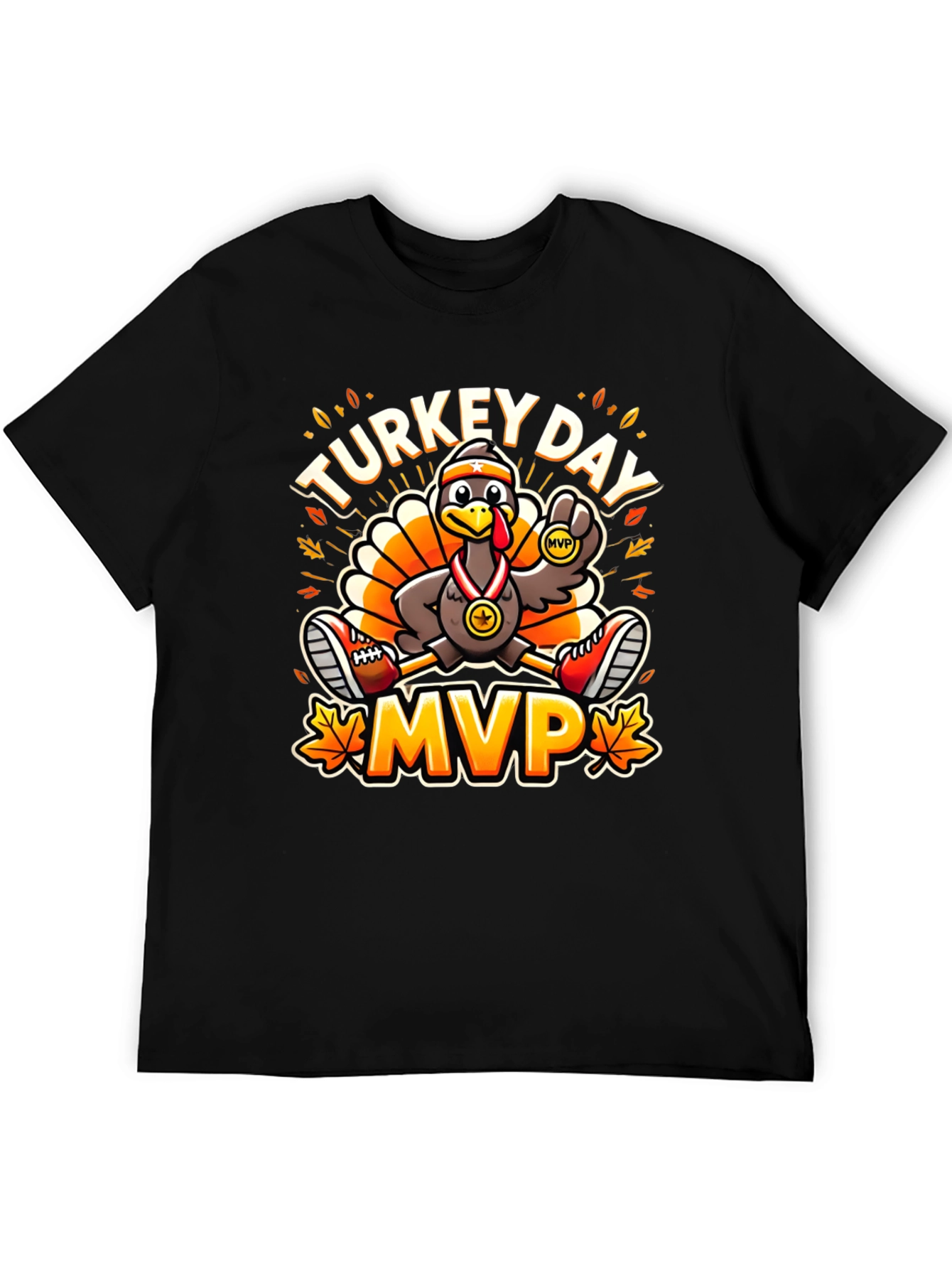 Turkey Day MVP T-Shirt - Thanksgiving Run