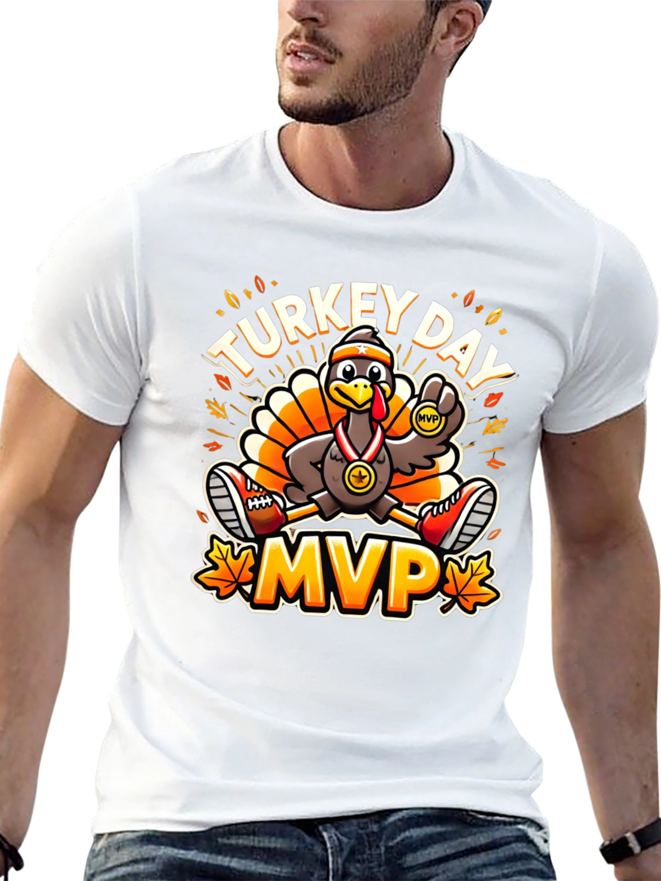 Turkey Day MVP T-Shirt - Thanksgiving Run