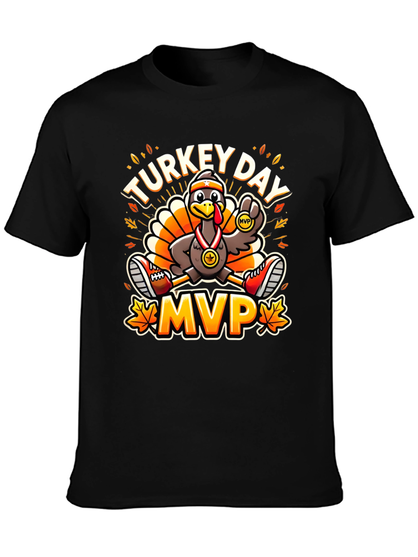 Turkey Day MVP T-Shirt - Thanksgiving Run