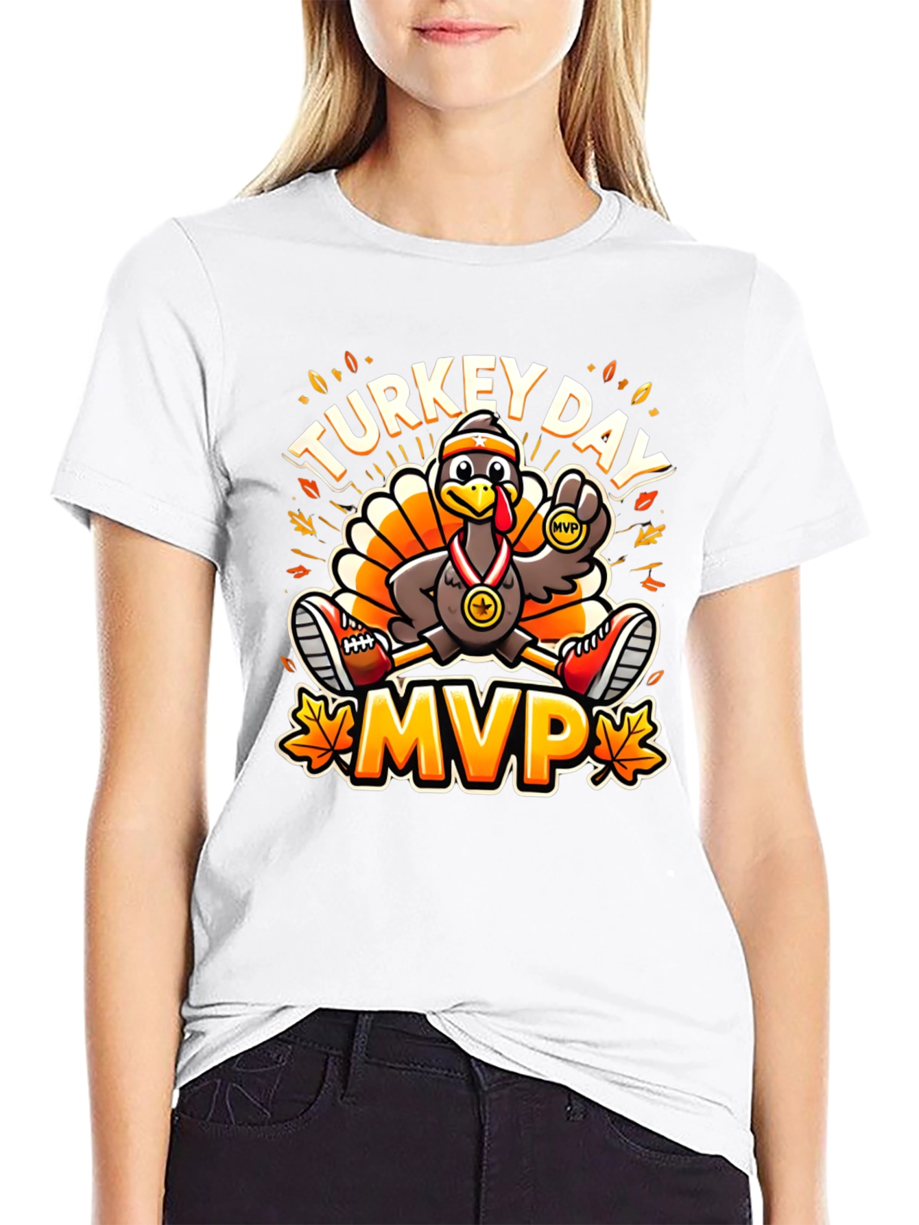 Turkey Day MVP T-Shirt - Thanksgiving Run