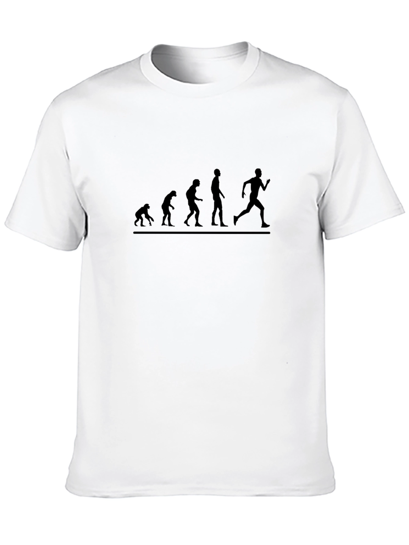 Evolution of Man Running T-Shirt