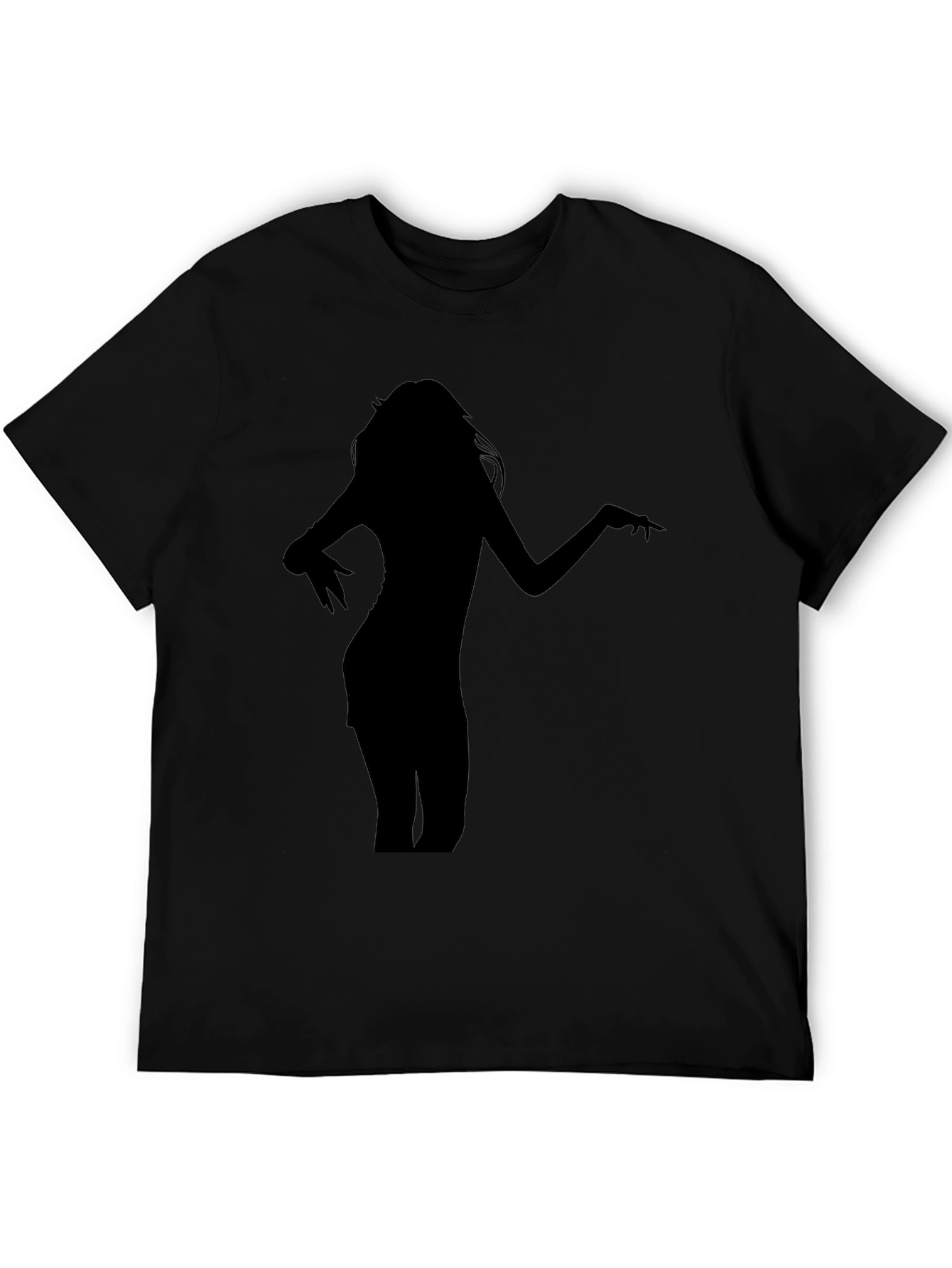 Silhouette Graphic Black T-Shirt