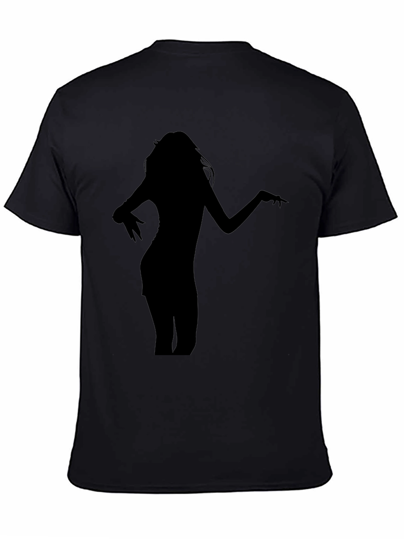 Silhouette Graphic Black T-Shirt