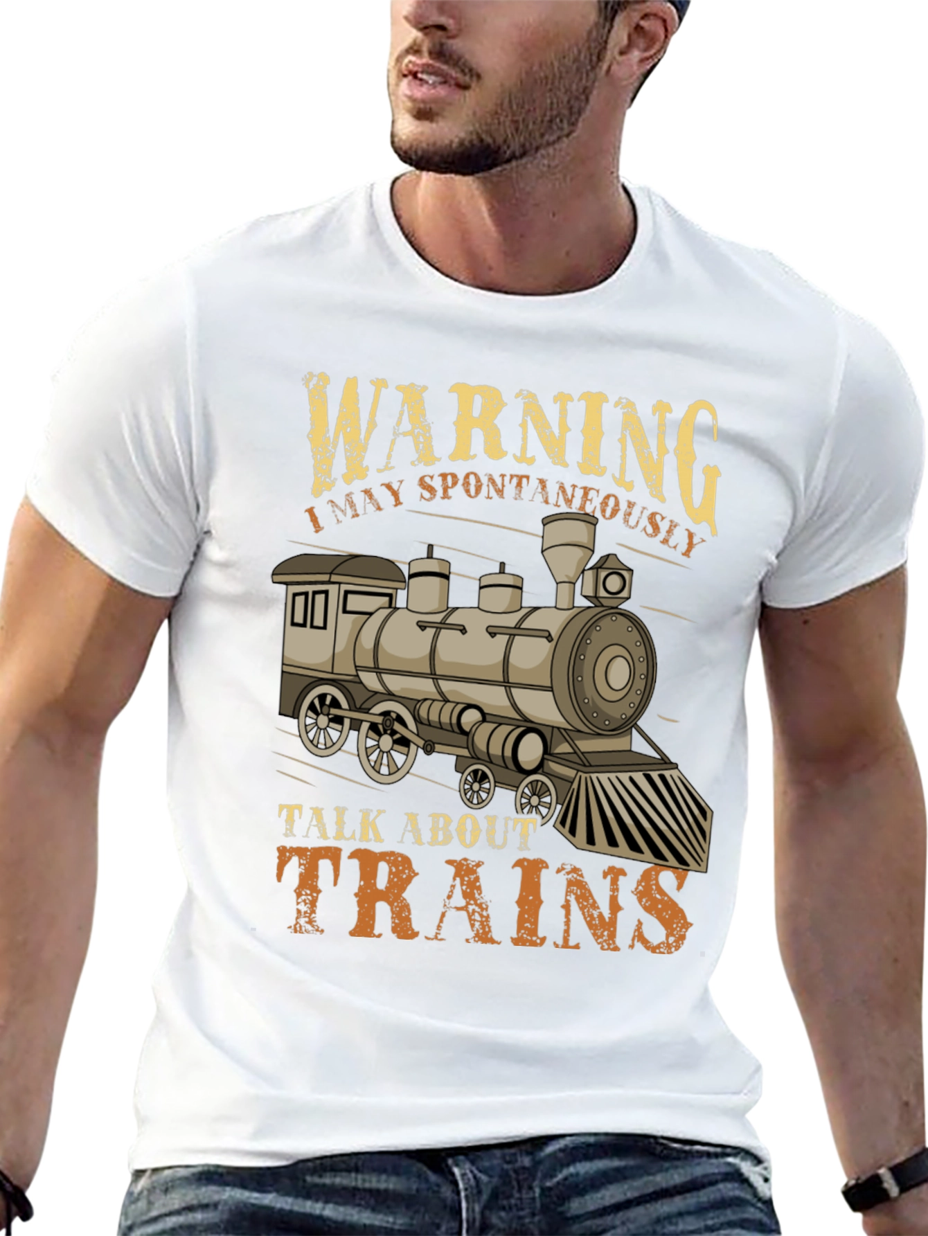 Warning I May Spontaneously Talk About Trains T-Shirt
