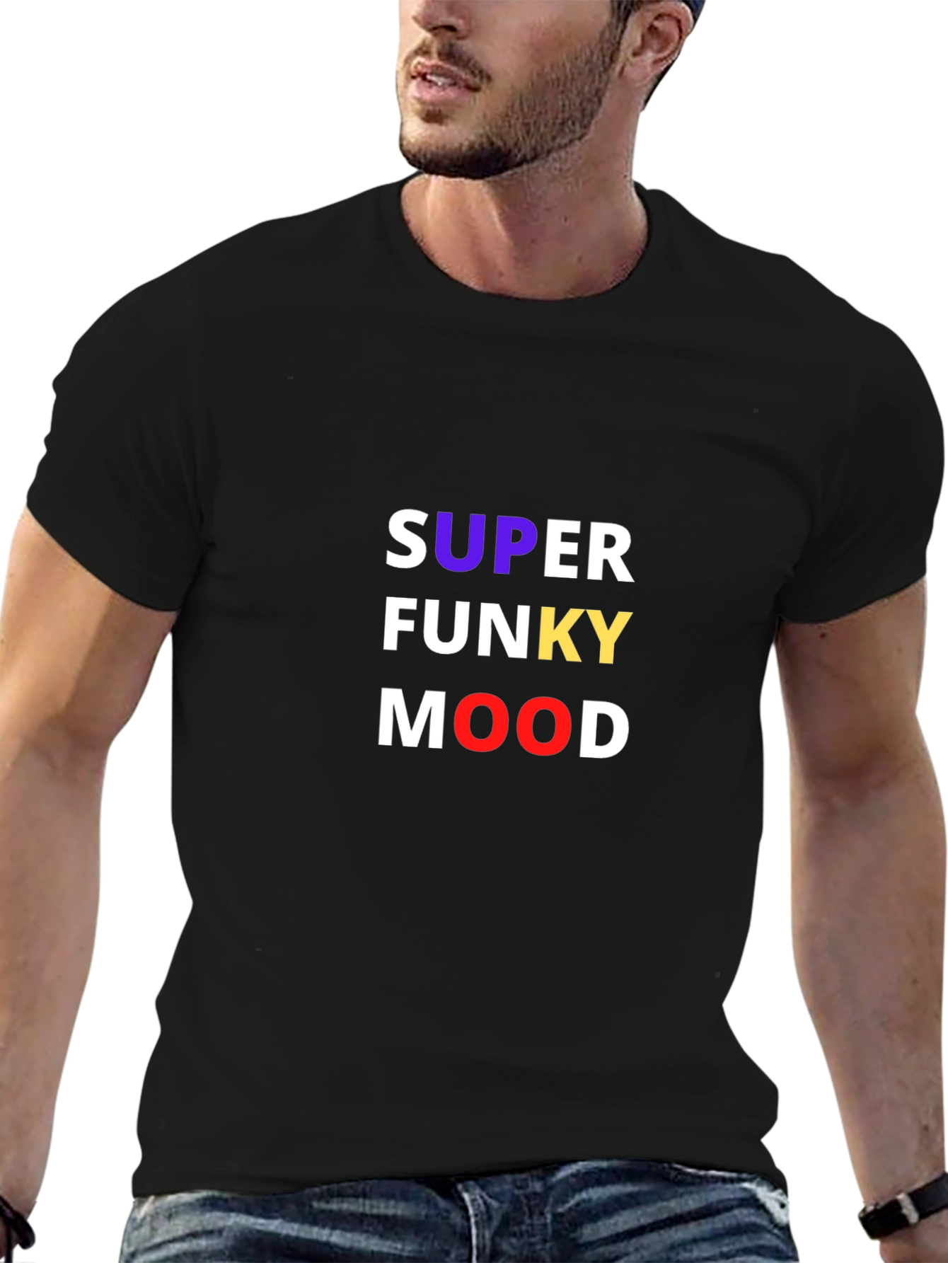 Super Funky Mood Graphic Tee - Black
