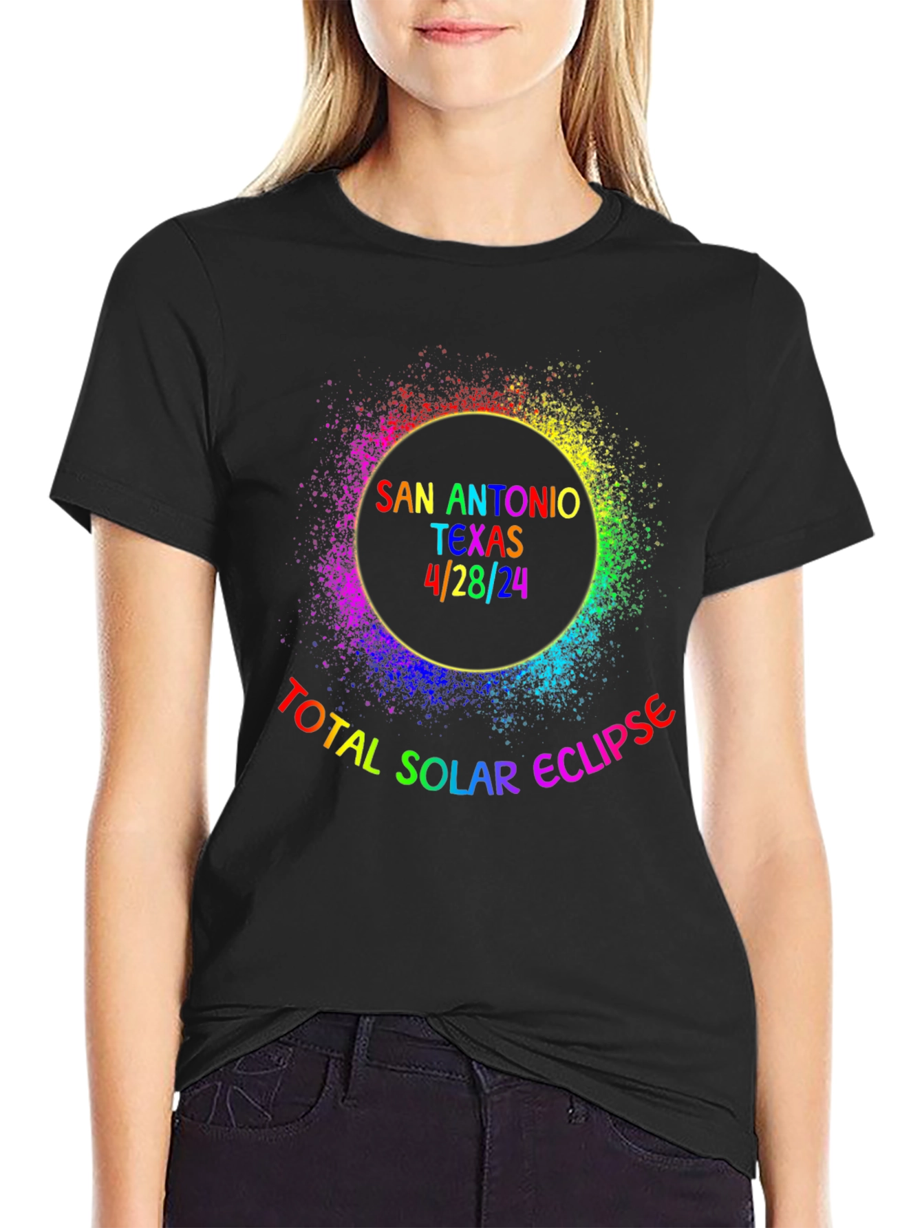 San Antonio Texas Total Solar Eclipse 4/8/24 T-Shirt