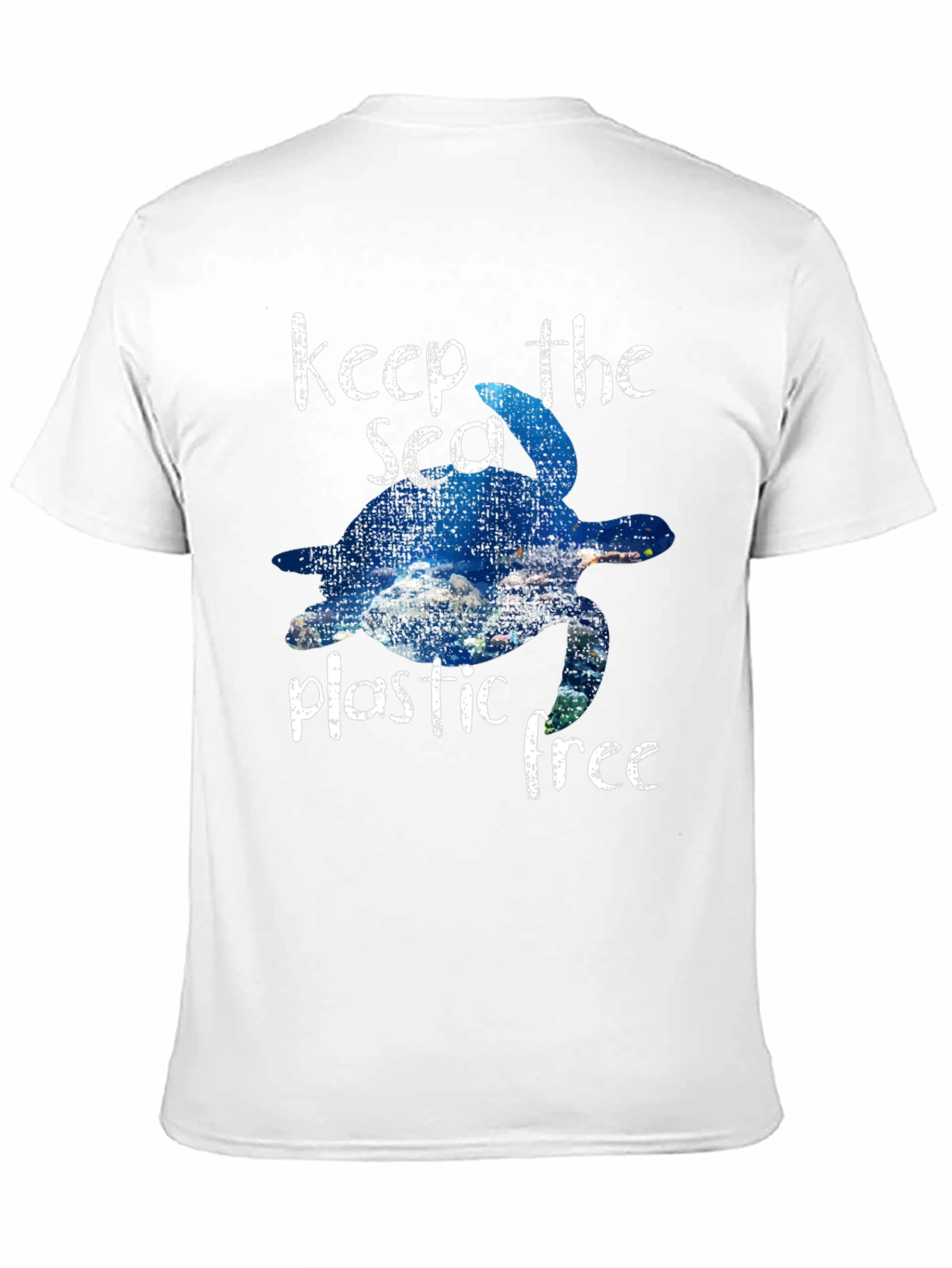 Keep the Sea Plastic Free Turtle Graphic Tee