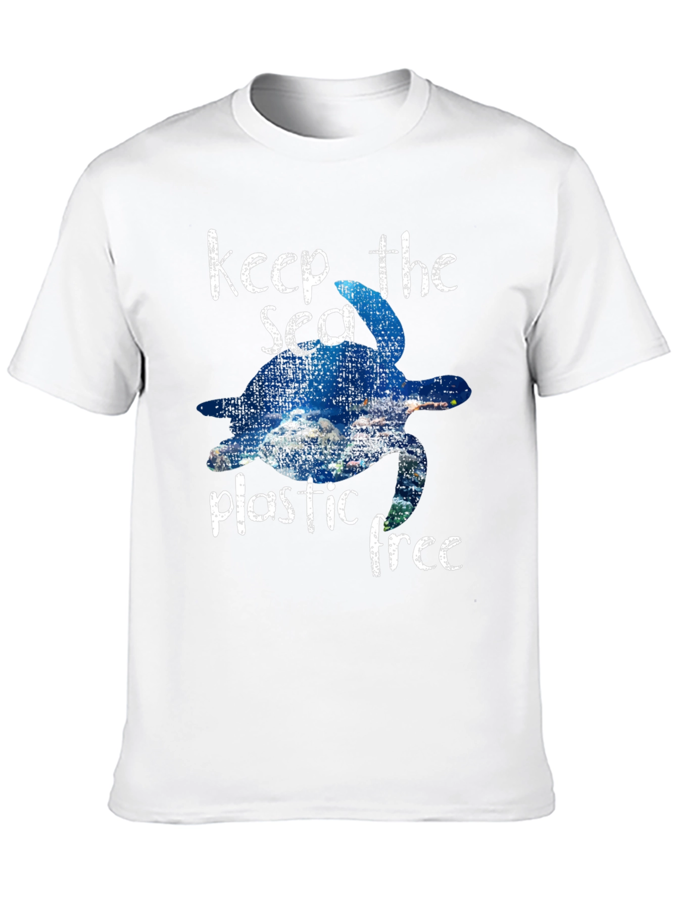 Keep the Sea Plastic Free Turtle Graphic Tee