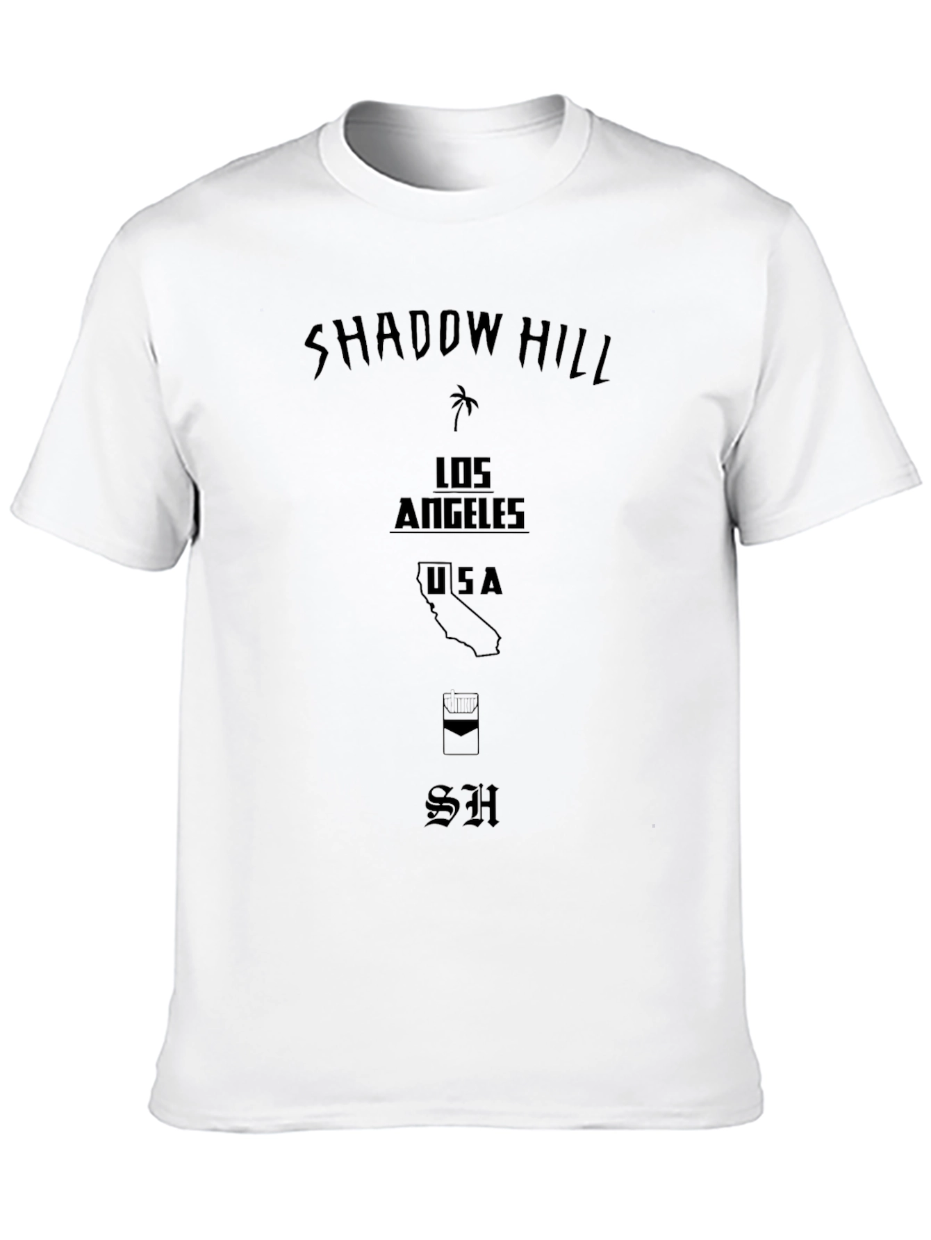 Shadow Hill Black Graphic Print T-Shirt