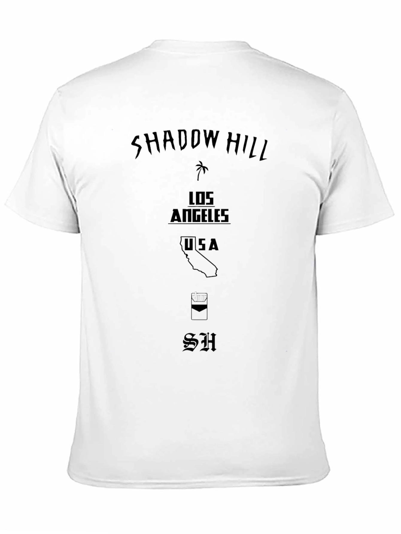 Shadow Hill Black Graphic Print T-Shirt