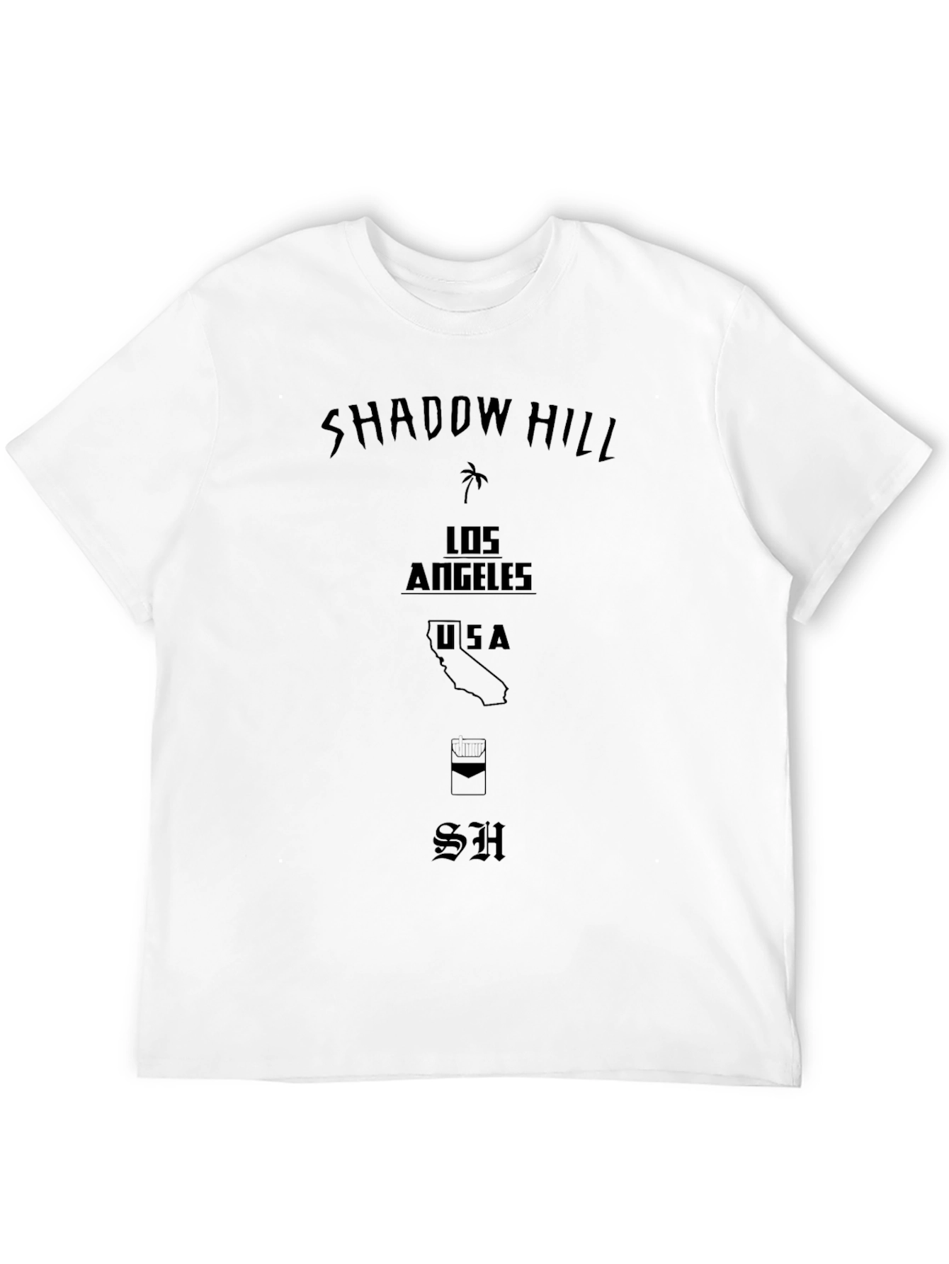 Shadow Hill Black Graphic Print T-Shirt