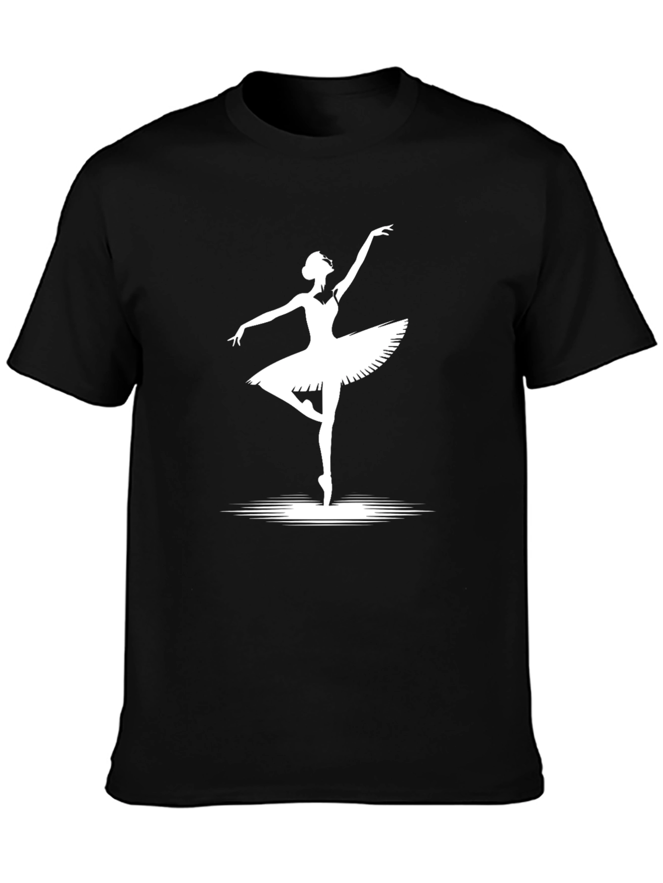 Ballet Dancer Graphic T-Shirt - Classic Black Tee