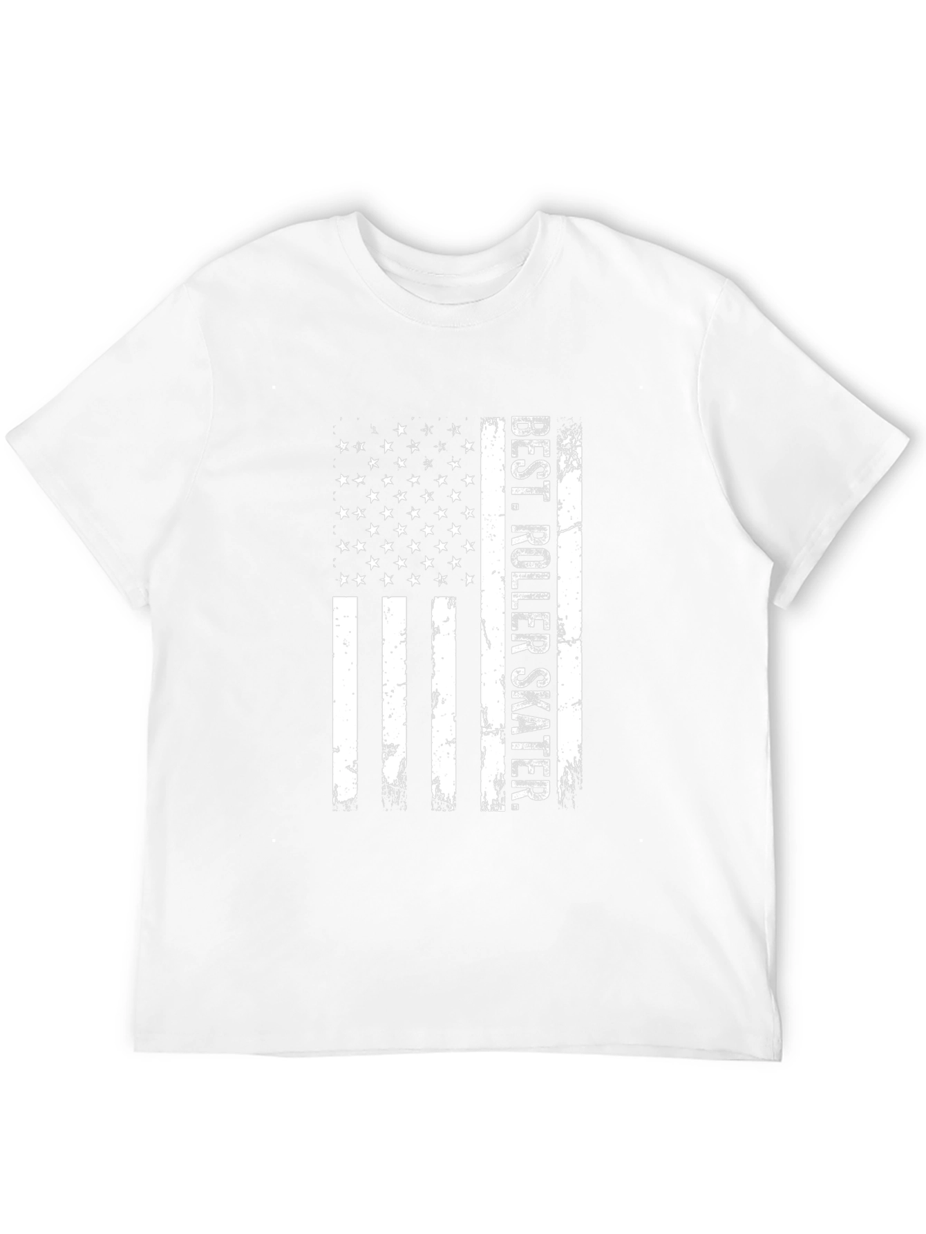Best Roller Skater American Flag T-Shirt