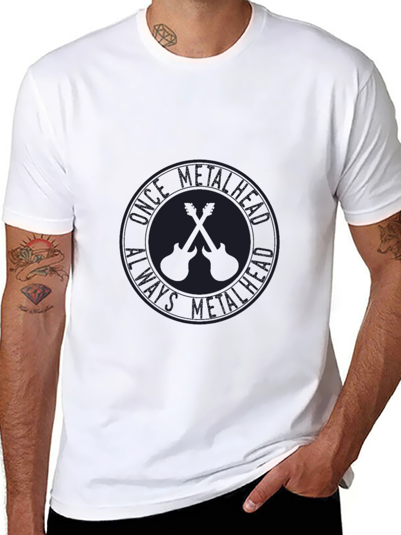 Once Metalhead Always Metalhead Black T-Shirt