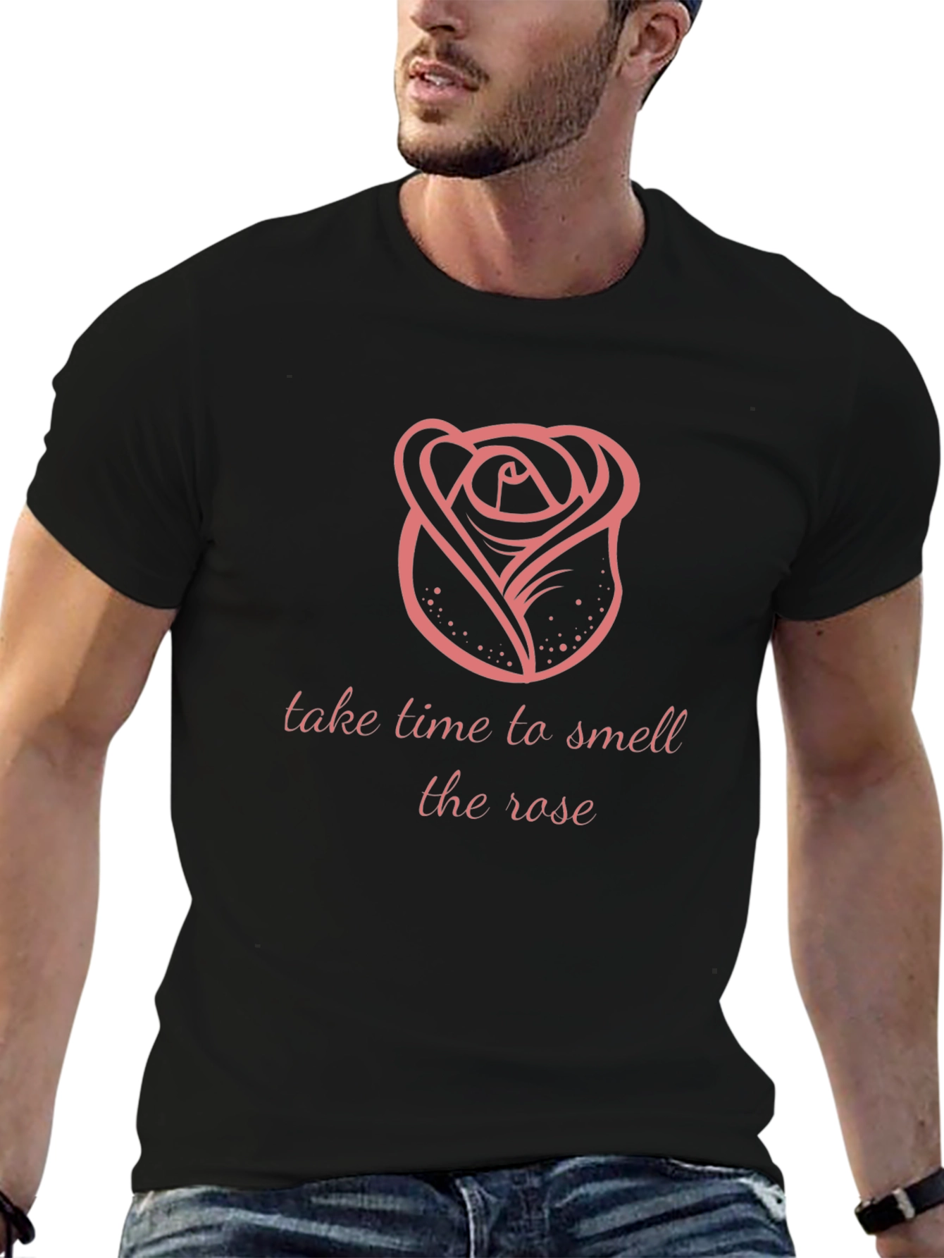 Take Time To Smell The Rose Graphic Tee