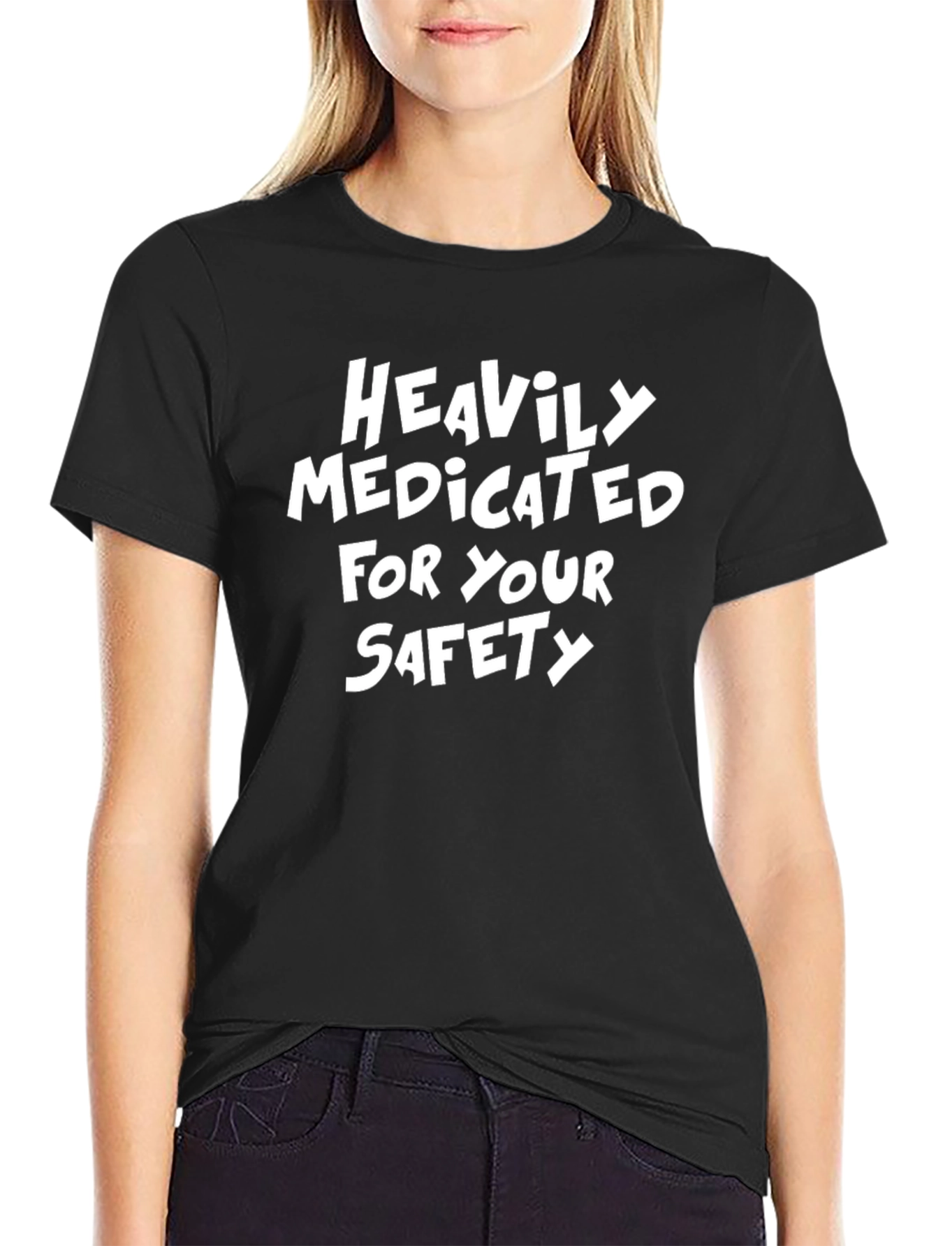 Heavily Medicated T-Shirt - Funny Graphic Tee