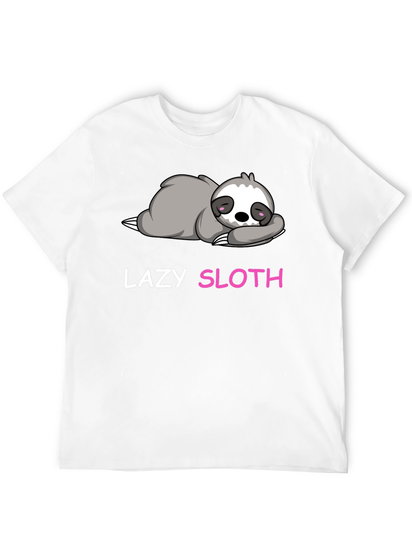 Lazy Sloth Graphic T-Shirt