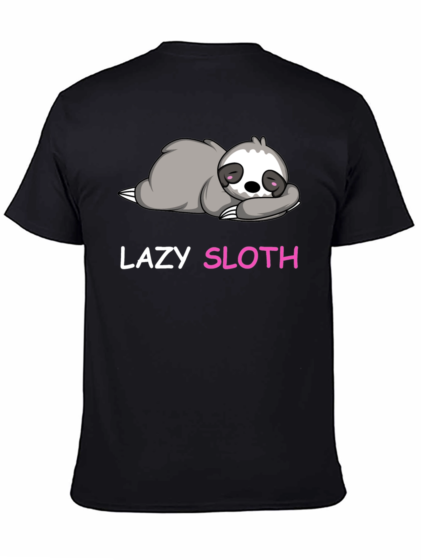 Lazy Sloth Graphic T-Shirt