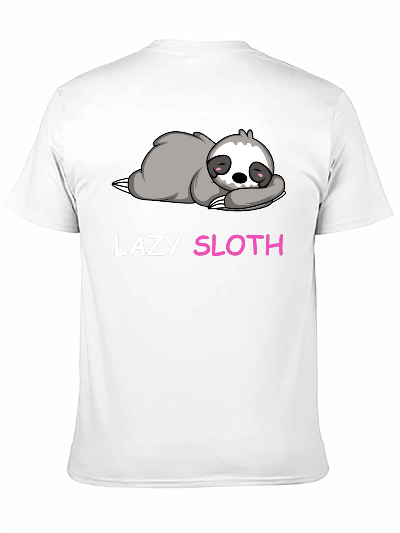 Lazy Sloth Graphic T-Shirt