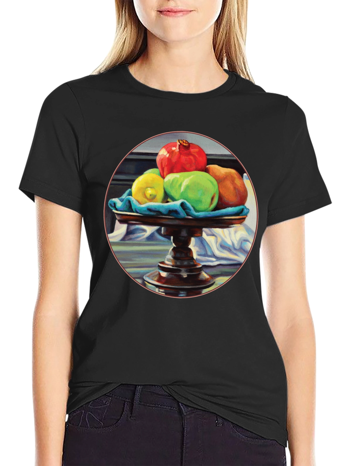 Still Life Fruit T-Shirt - Artistic Graphic Tee