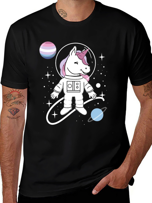 Unicorn Astronaut T-Shirt: Space Fantasy Tee