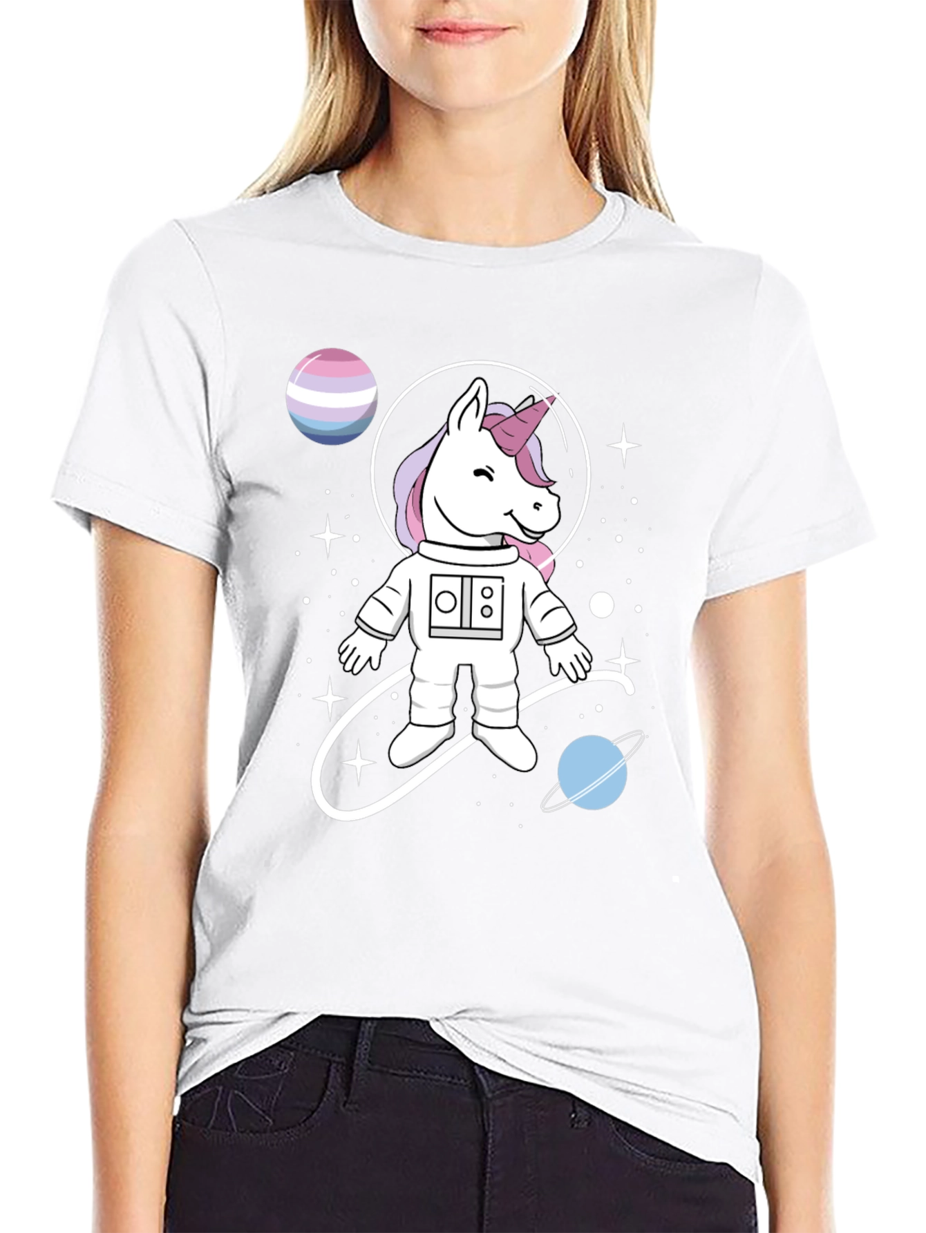 Unicorn Astronaut T-Shirt: Space Fantasy Tee