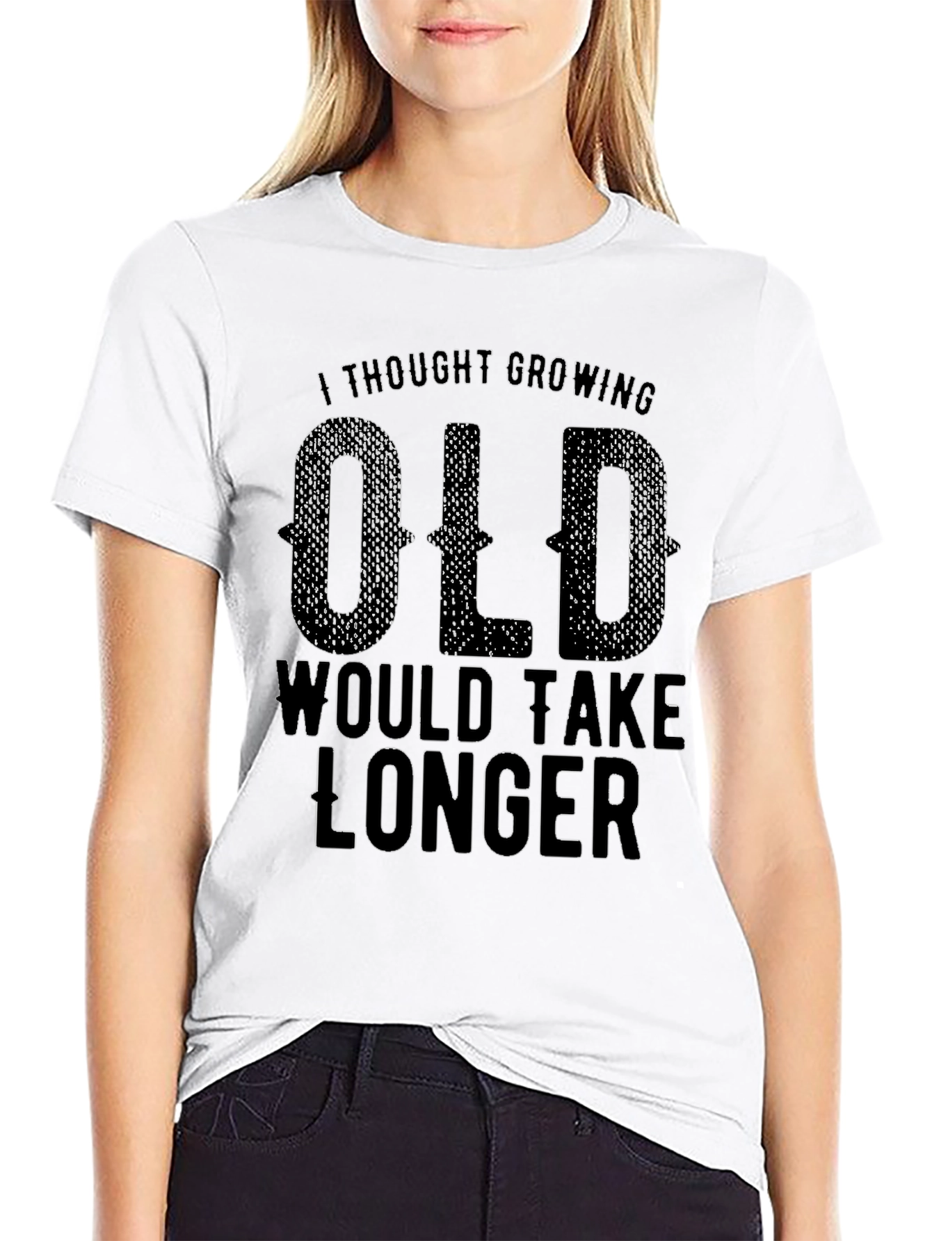 Funny Growing Old Graphic T-Shirt